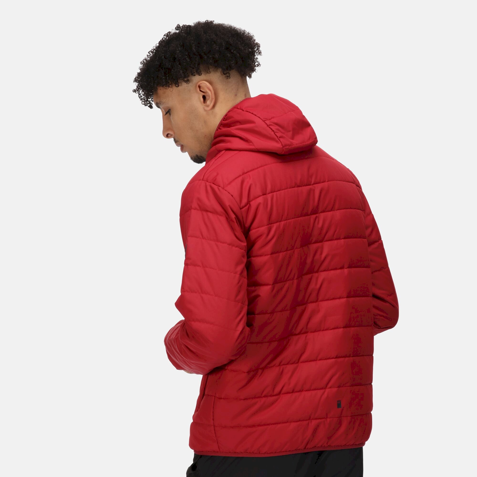 Men's Helfa Insulated Quilted Jacket | Dark Red