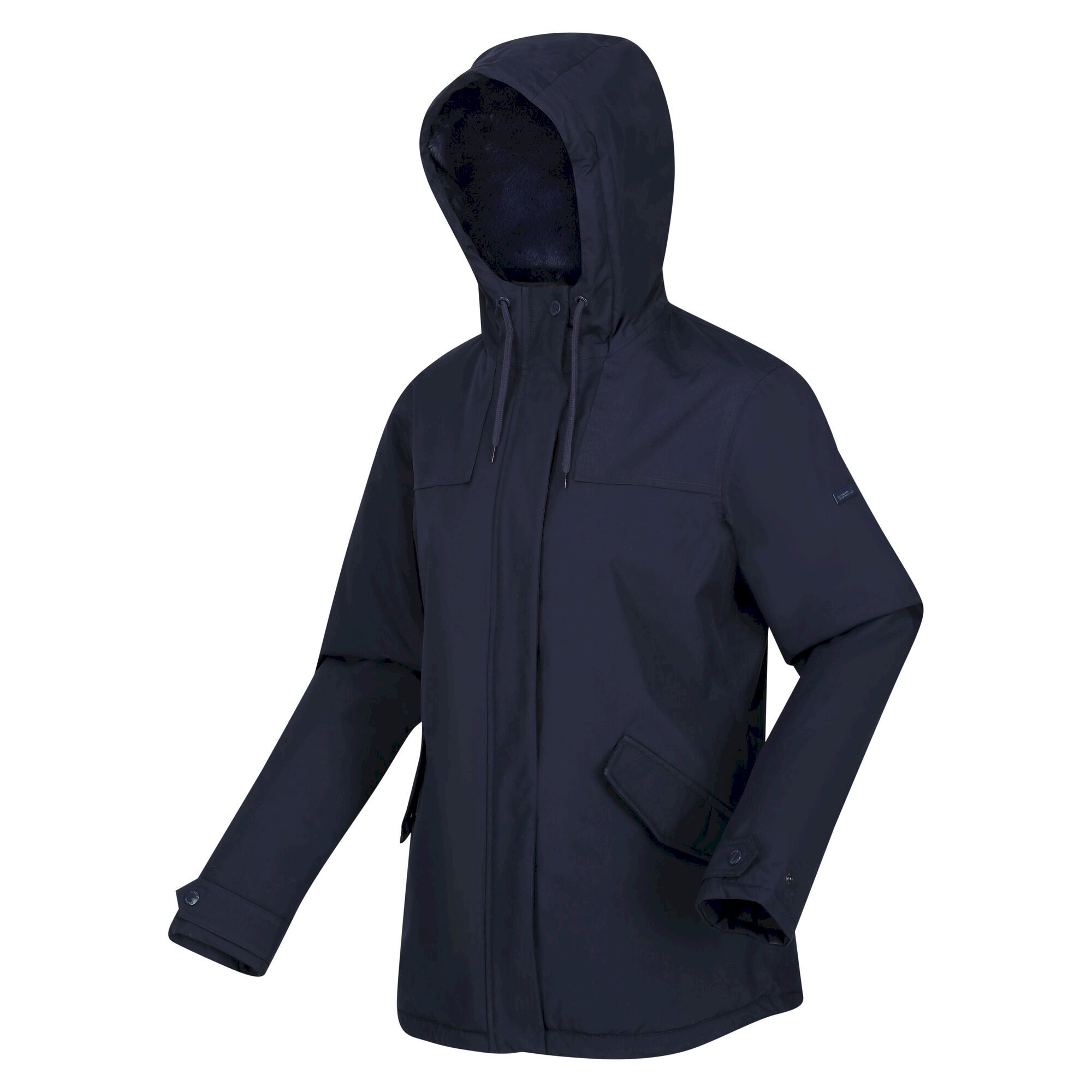 Women's Bria Fur Lined Waterproof Jacket | Navy