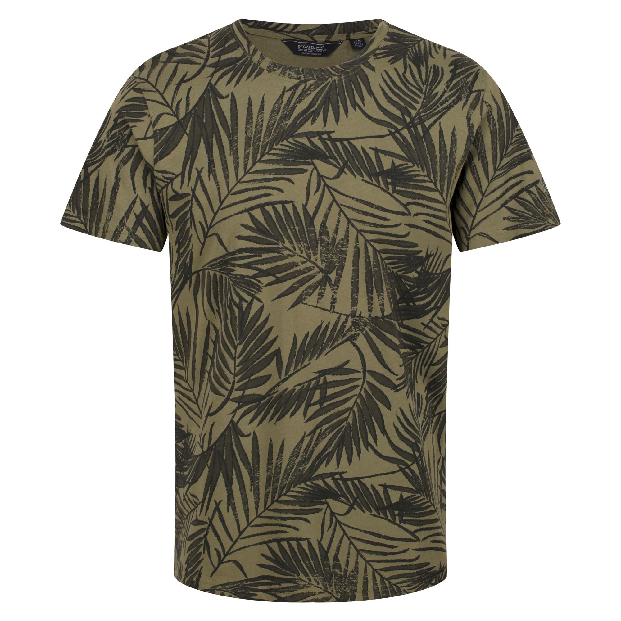 Men's Cline VI Cotton T-Shirt | Capulet Leaf Print