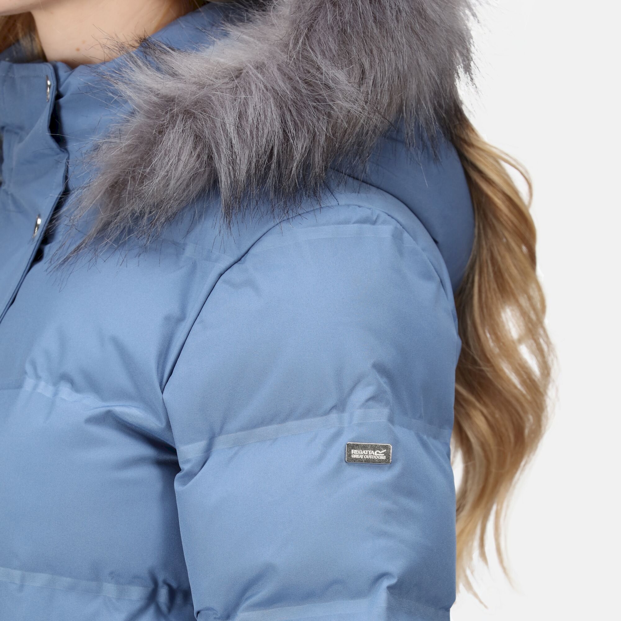 Women's Daleyza Thermal Parka Jacket | Slate Blue