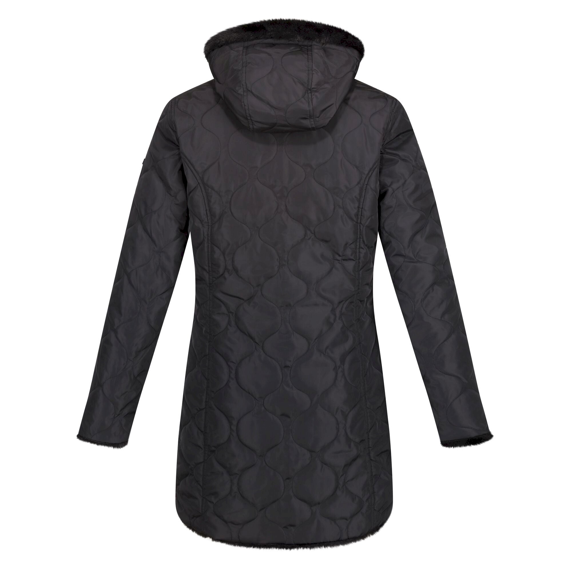 Women's Caileigh Reversible Parka Jacket | Black