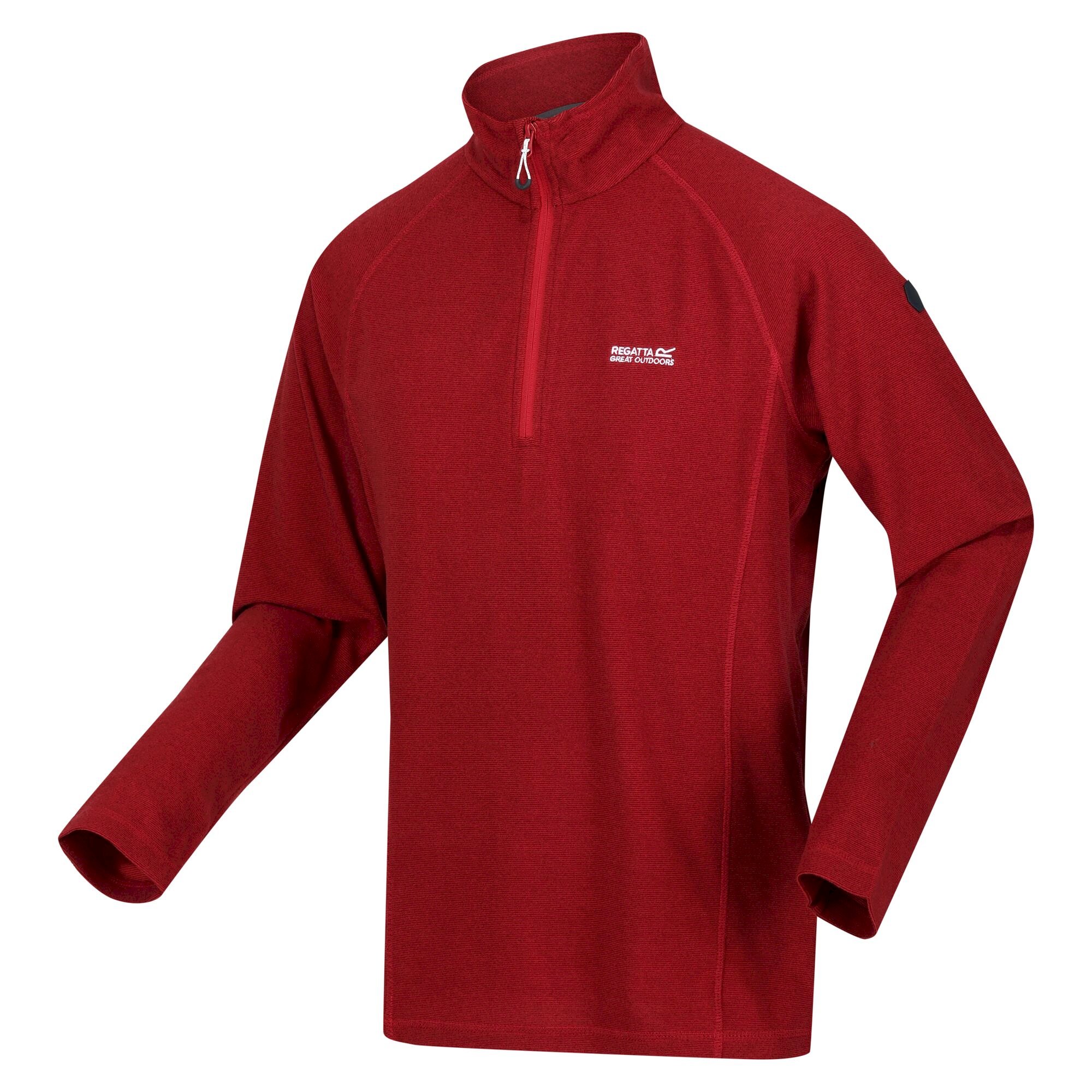 Men's Montes Lightweight Half Zip Fleece | Dark Red Cabern