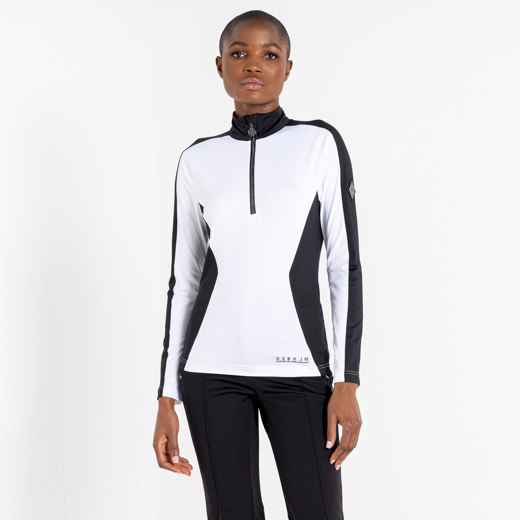 Dare 2b - Women's Excursive Half-Zip Fleece | White Black