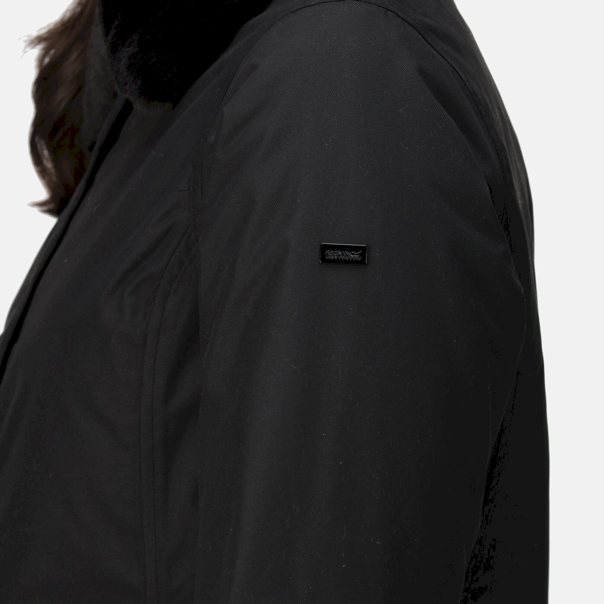 Women's Renata Fur Collar Parka | Black