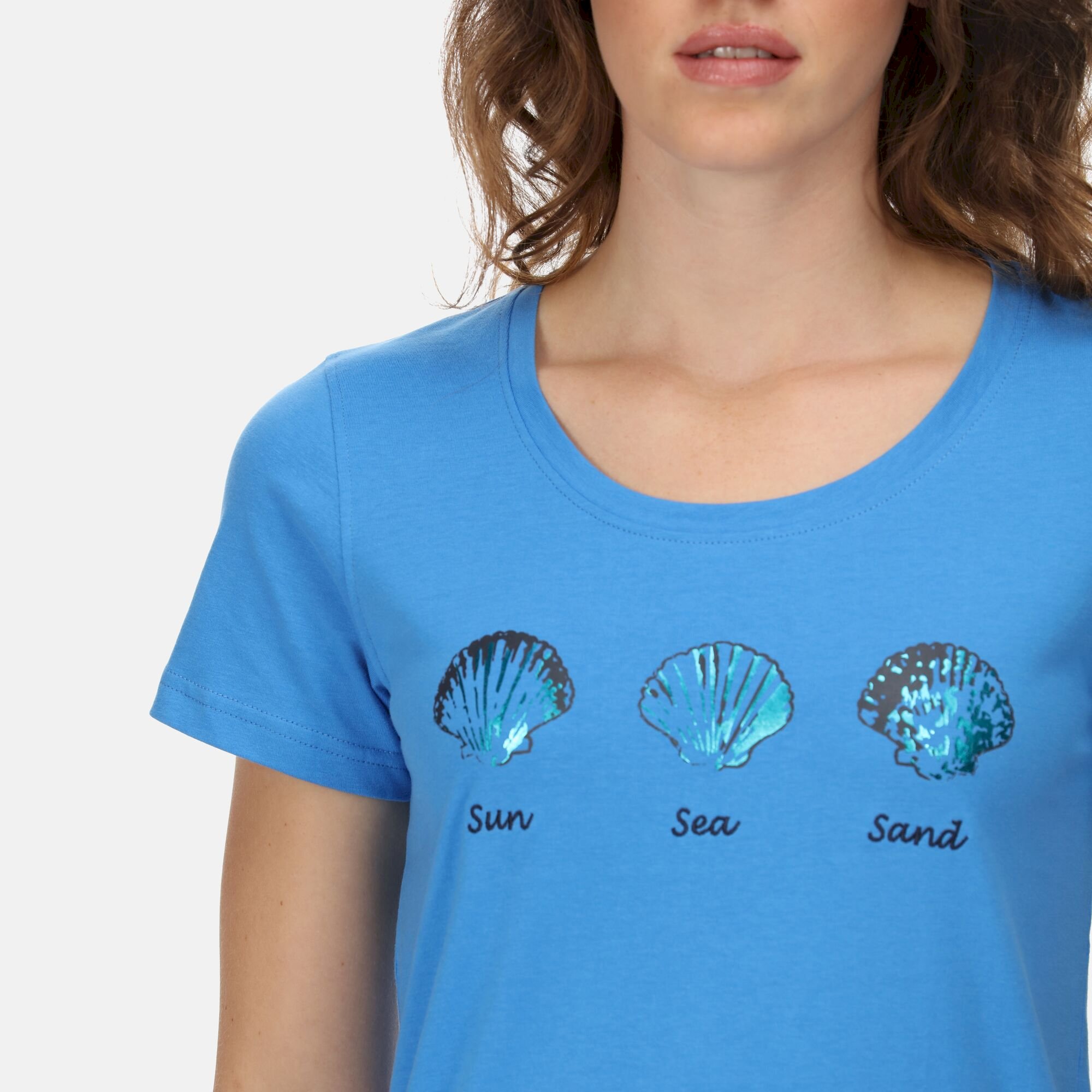 Women's Filandra VI Print T-Shirt | Sonic Blue