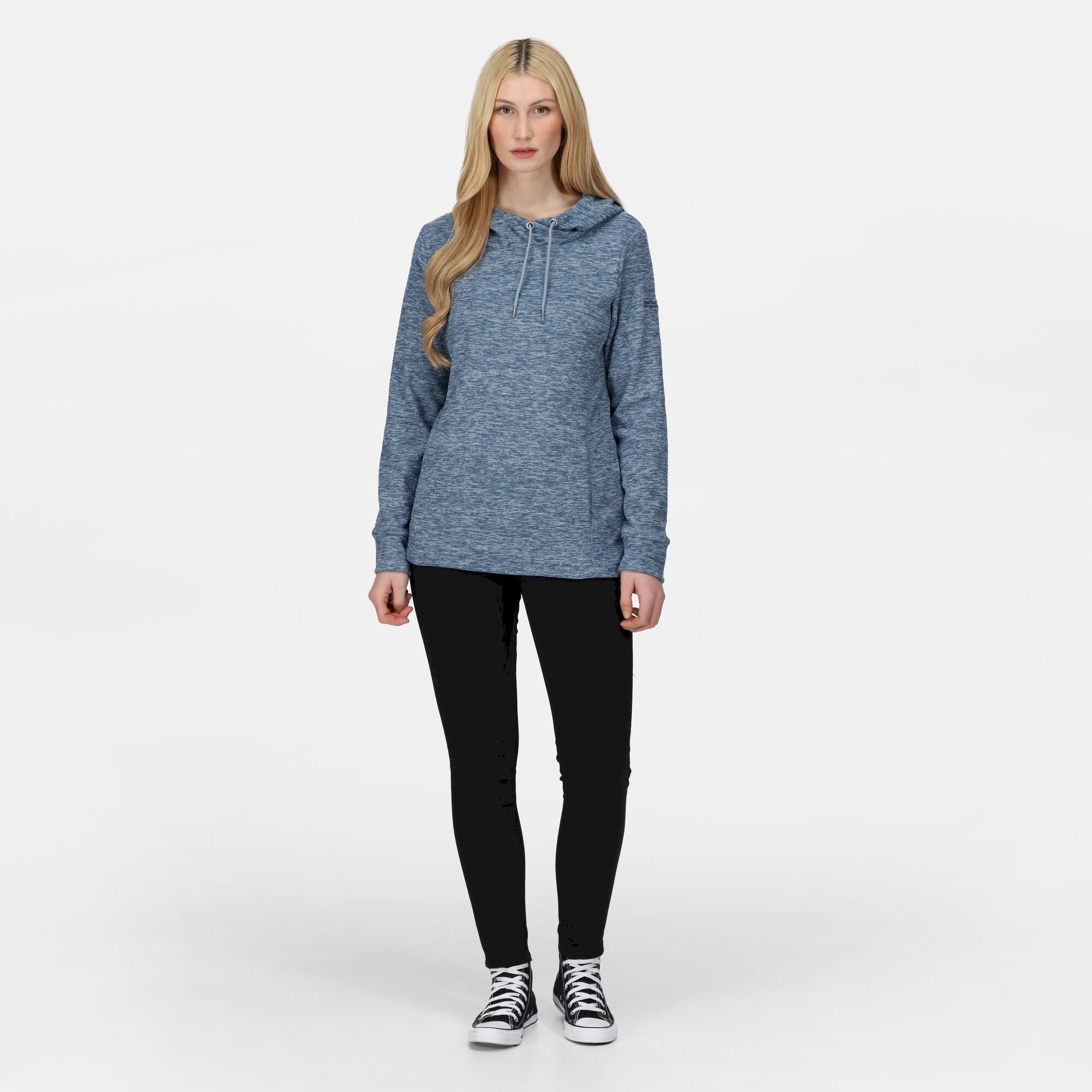 Women's Kizmit II Hooded Marl Fleece | Ice Grey Marl