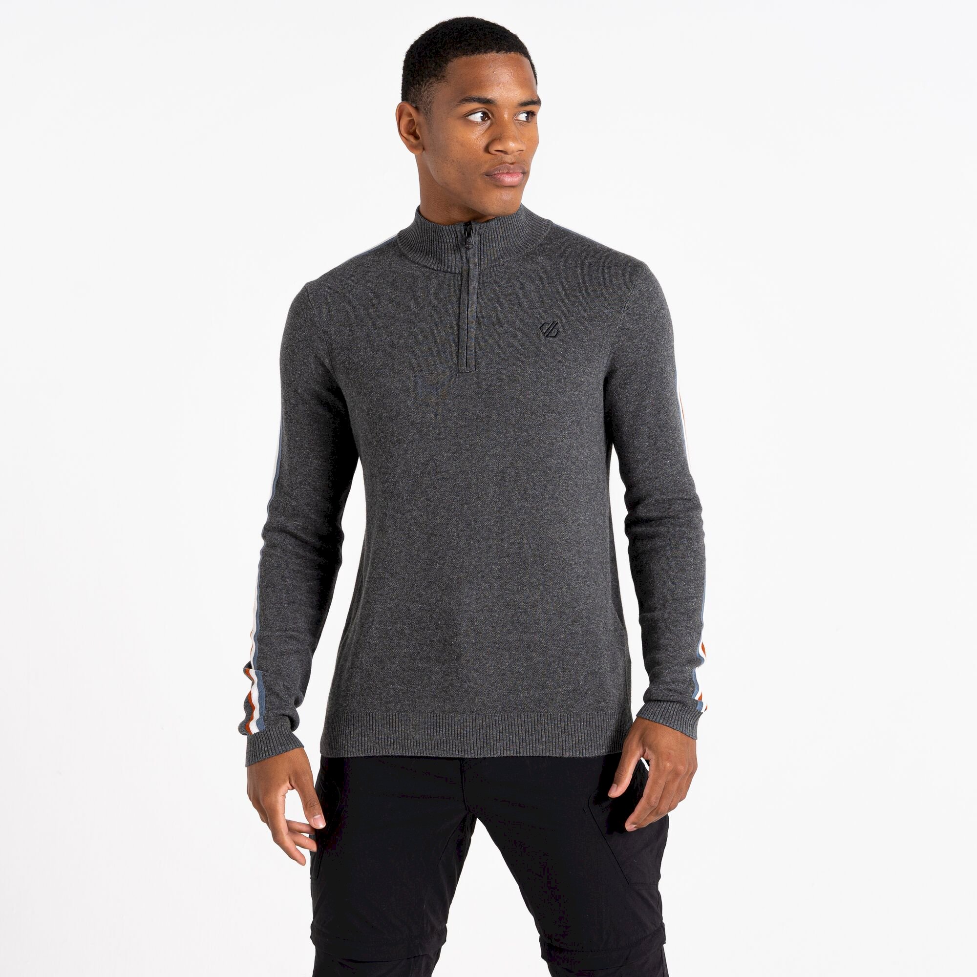 Dare 2b - Men's Dutiful II Half Zip Sweater | Charcoal Grey Marl