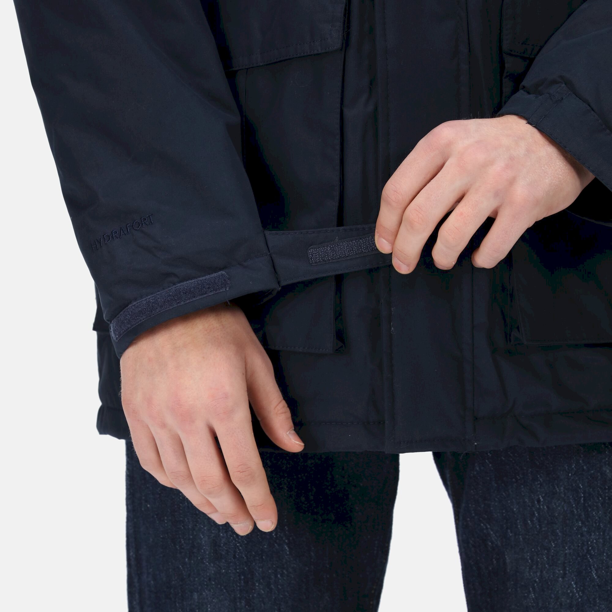 Men's Palben Waterproof Insulated Parka Jacket | Navy Black