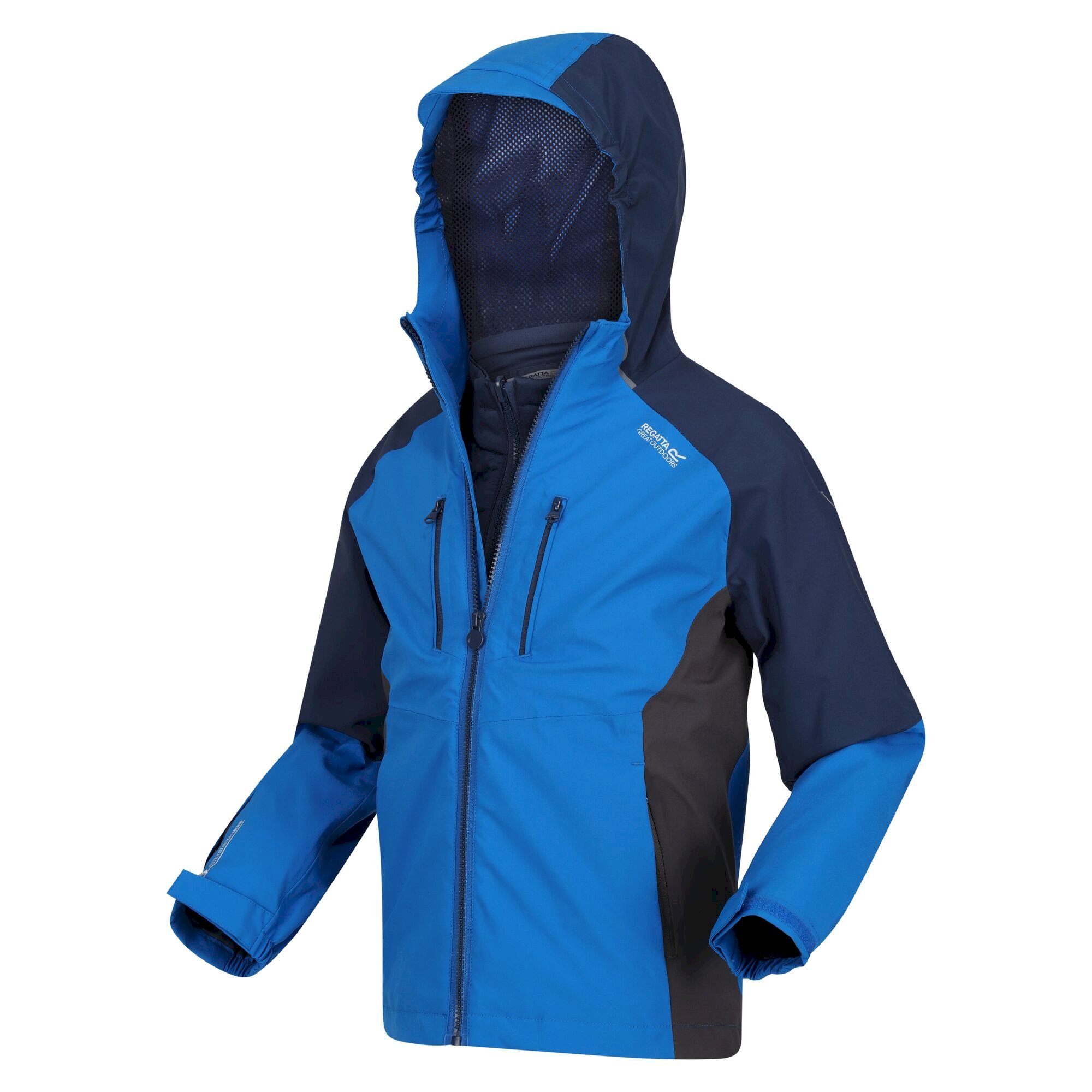 Kids' Hydrate VII 3-In-1 Waterproof Jacket | Skydiver Admiral Blue