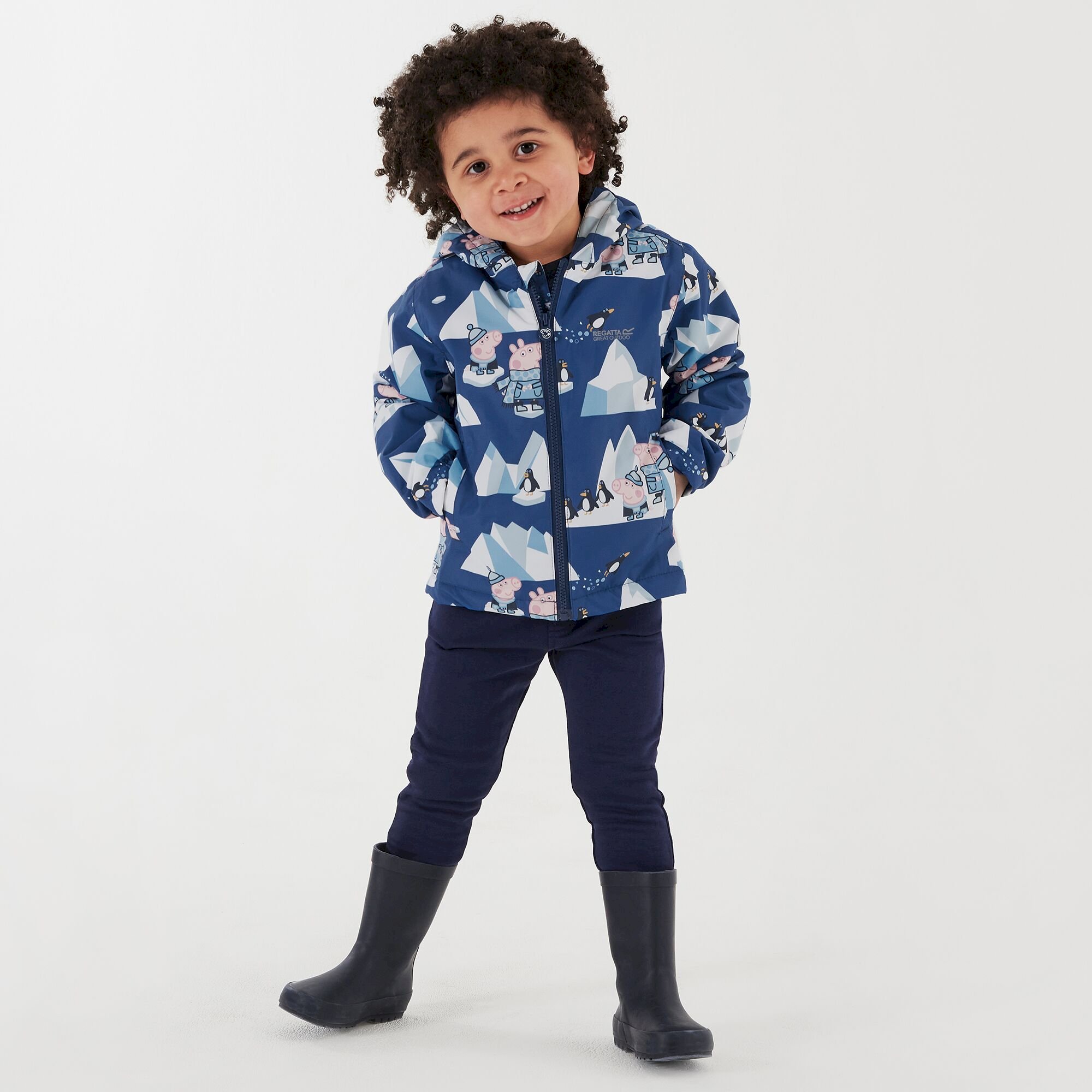 Peppa Pig Padded Muddy Puddle Jacket | Space Blue
