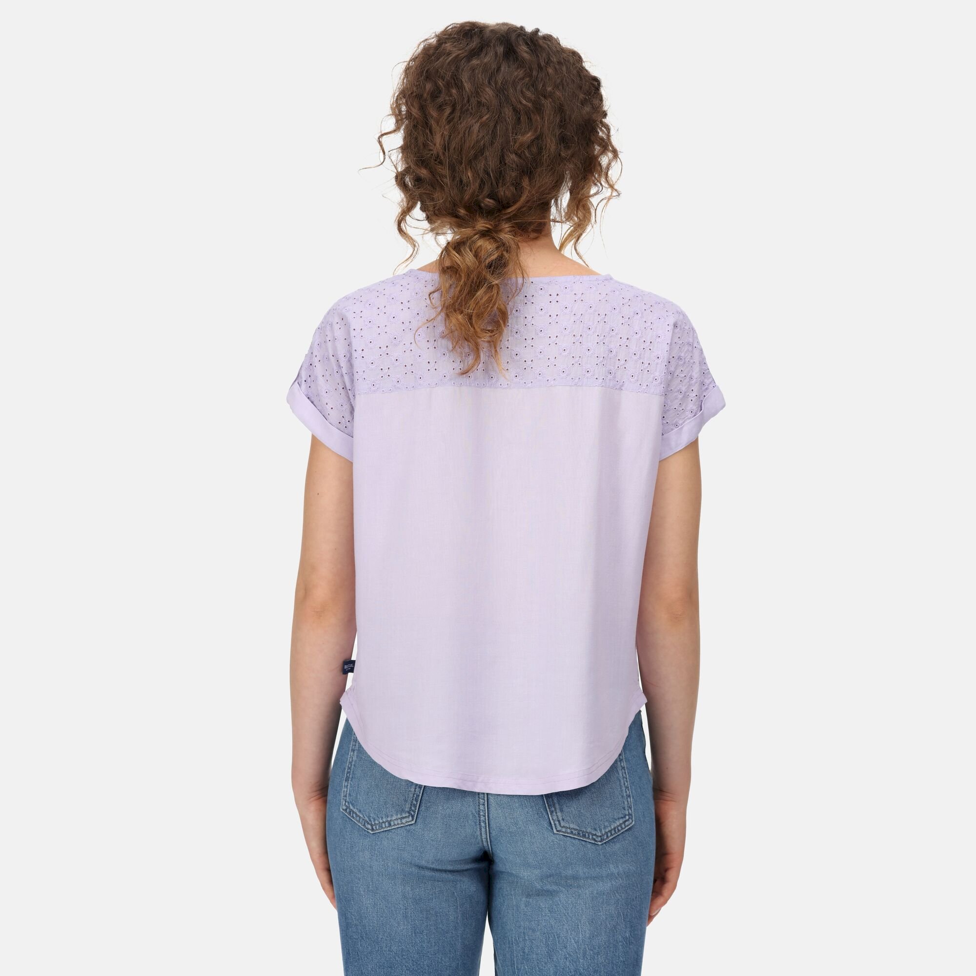Women's Jaida Cotton T-Shirt | Pastel Lilac