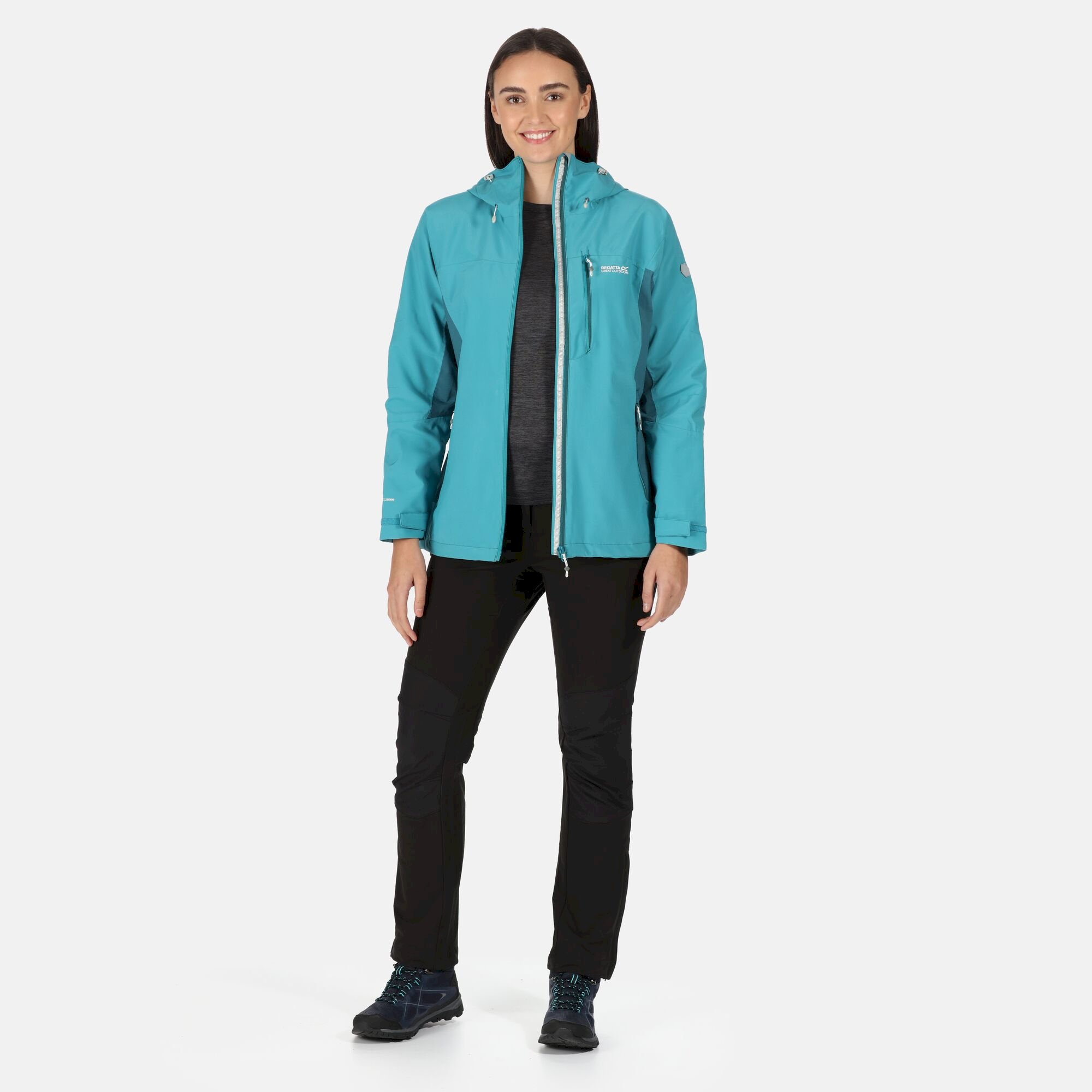 Women's Highton Stretch III Waterproof Jacket | Pagoda Blue Dragonfly