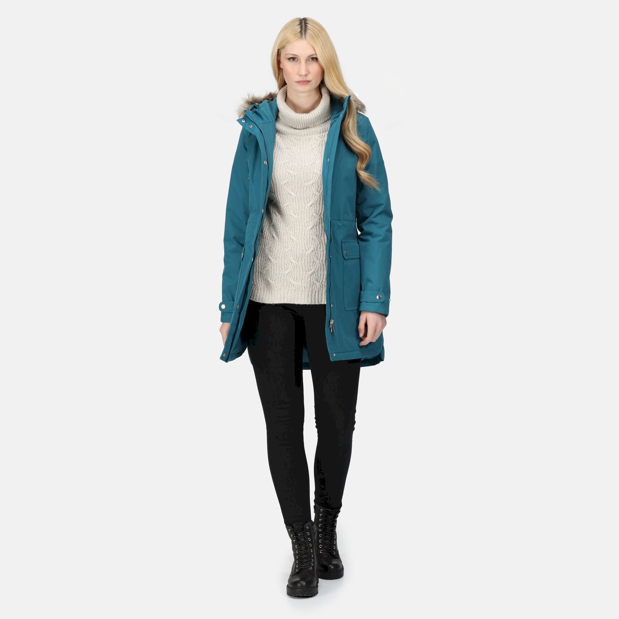 Women's Sabinka Fur Trim Parka Jacket | Dragonfly