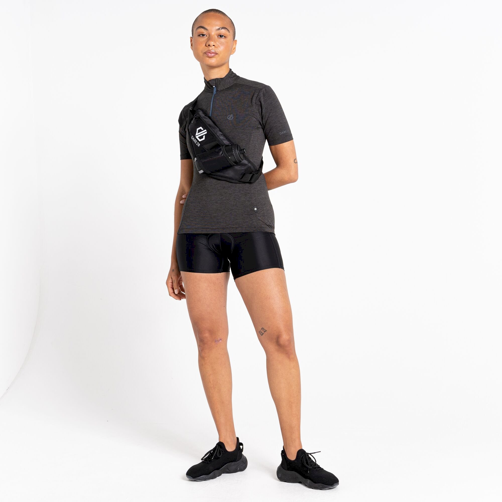 Dare 2b - Women's Pedal Through It Lightweight Jersey | Black Marl