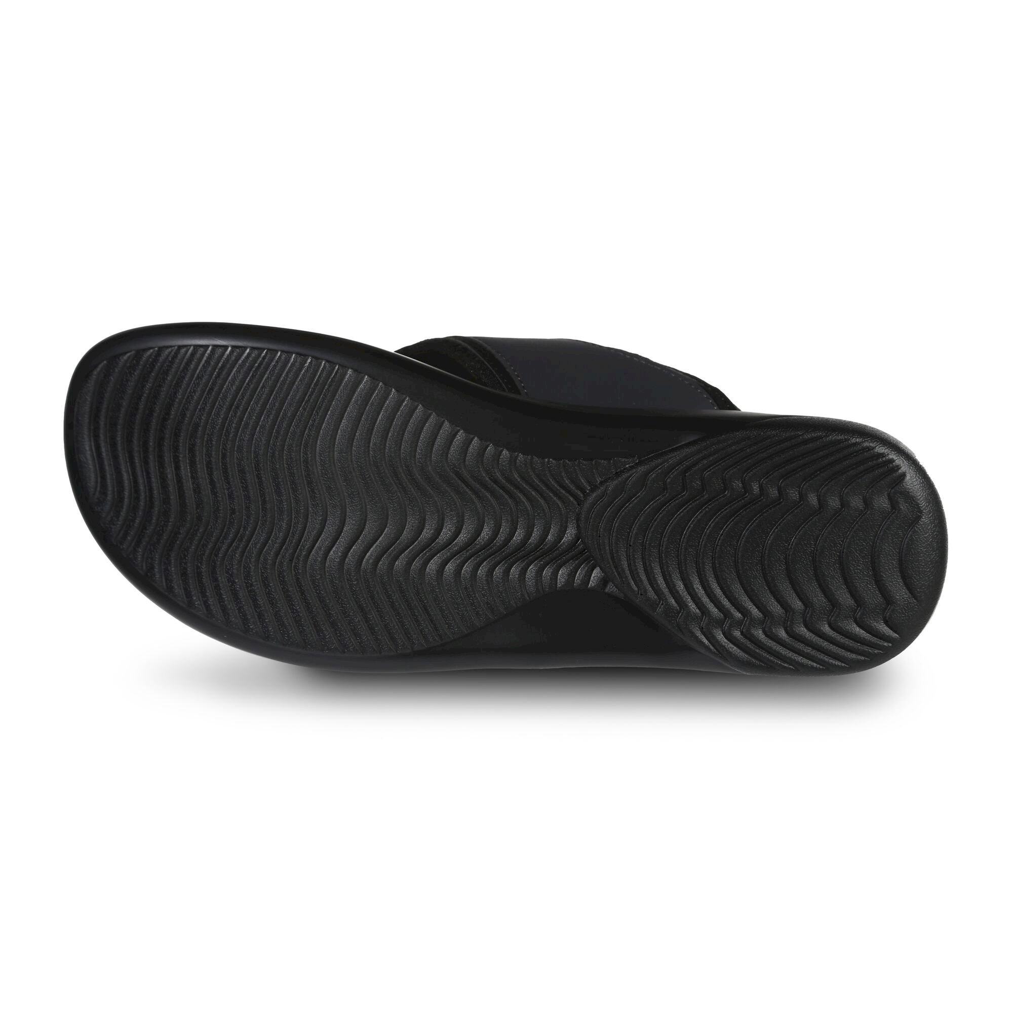 Men's Travis Toe Post Sandals | Black Brown