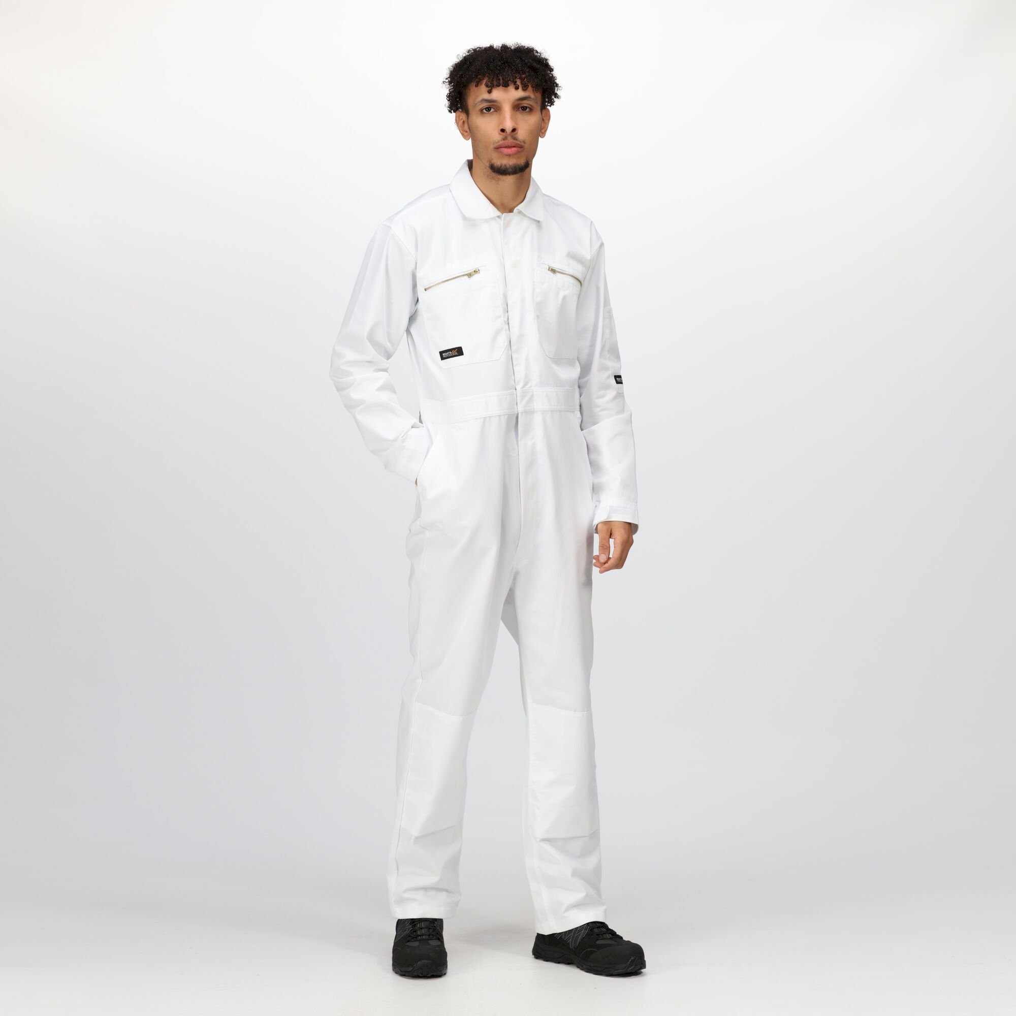 Men's Zip Fasten Coverall | White