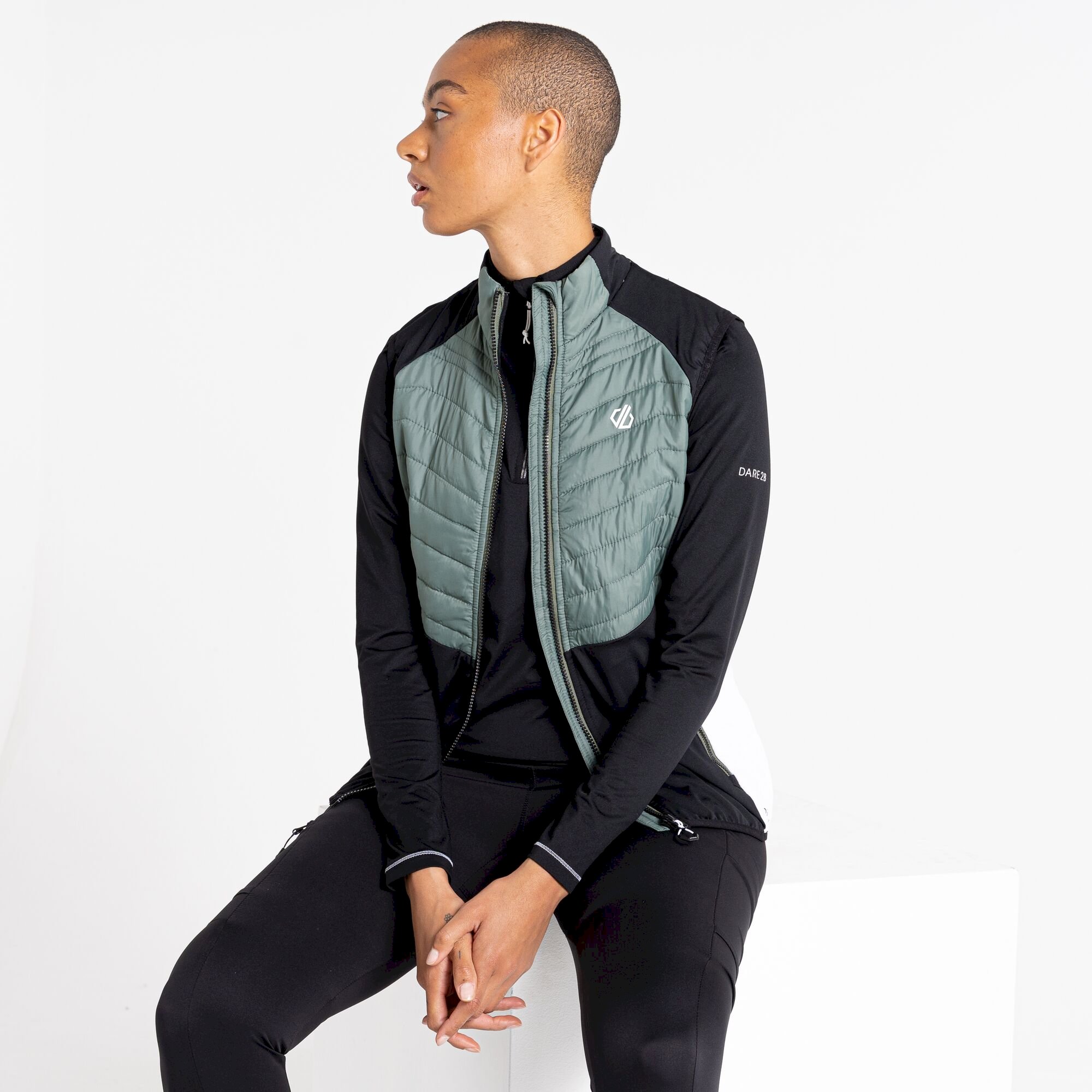 Dare 2b - Women's Surmount II Recycled Wool Vest | Duck Green