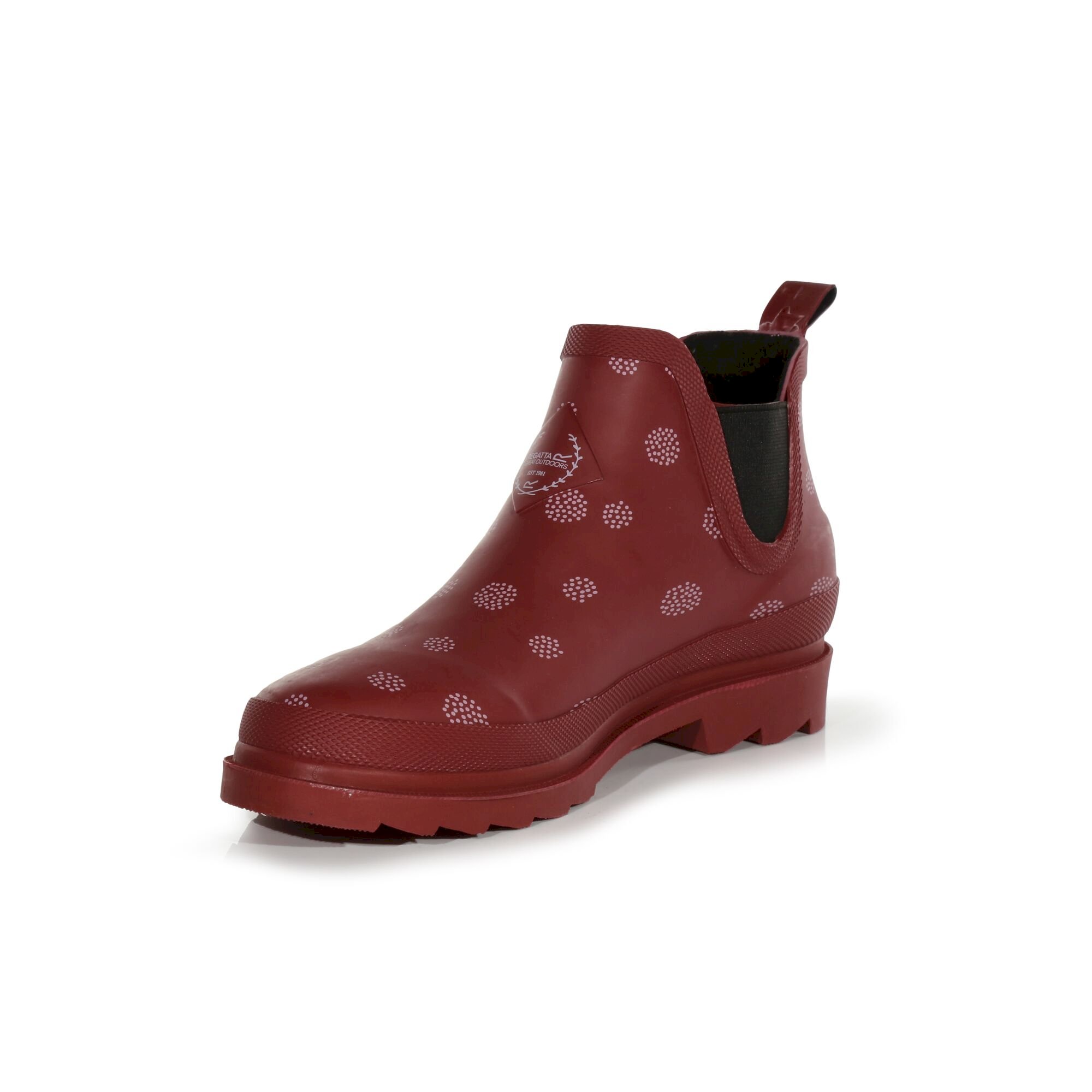 Women's Harper Cosy Ankle Wellies | Cabernet Dot