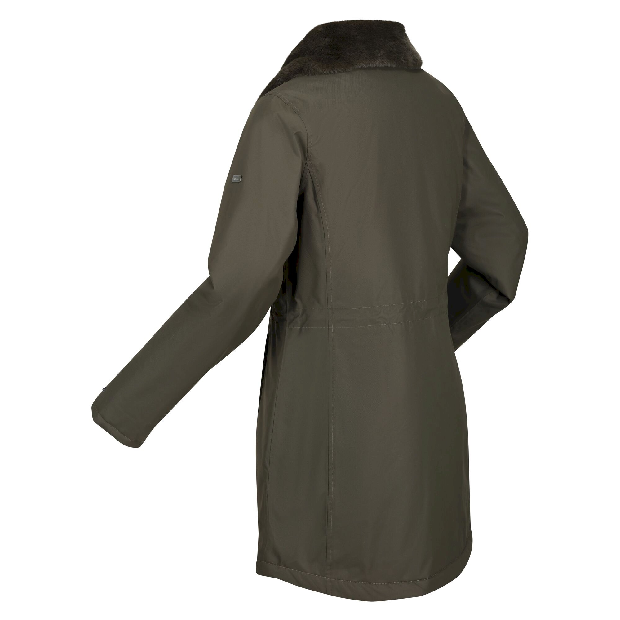 Women's Renata Fur Collar Parka | Dark Khaki