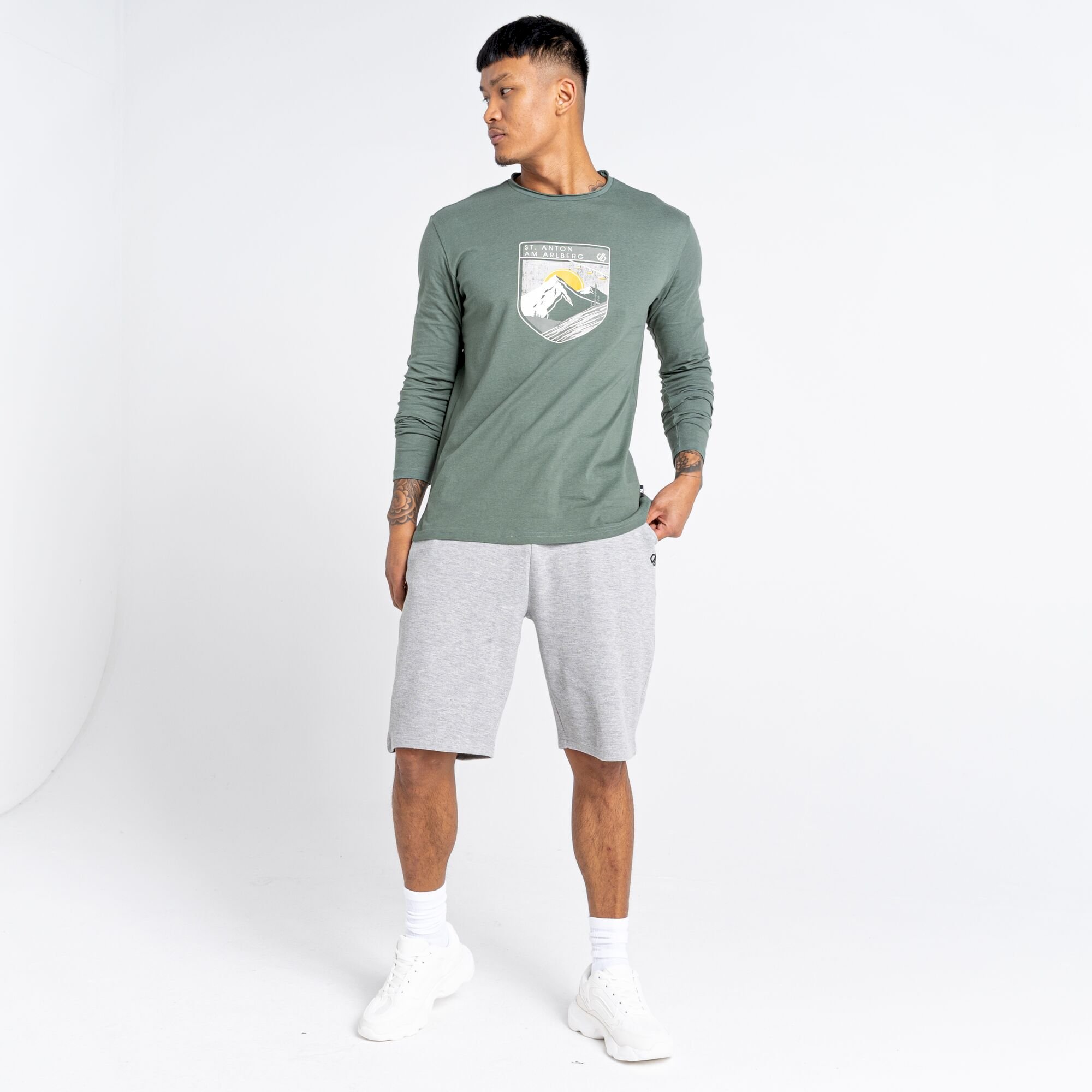 Dare 2b - Men's Upgrade II Long Sleeve T-Shirt | Duck Green