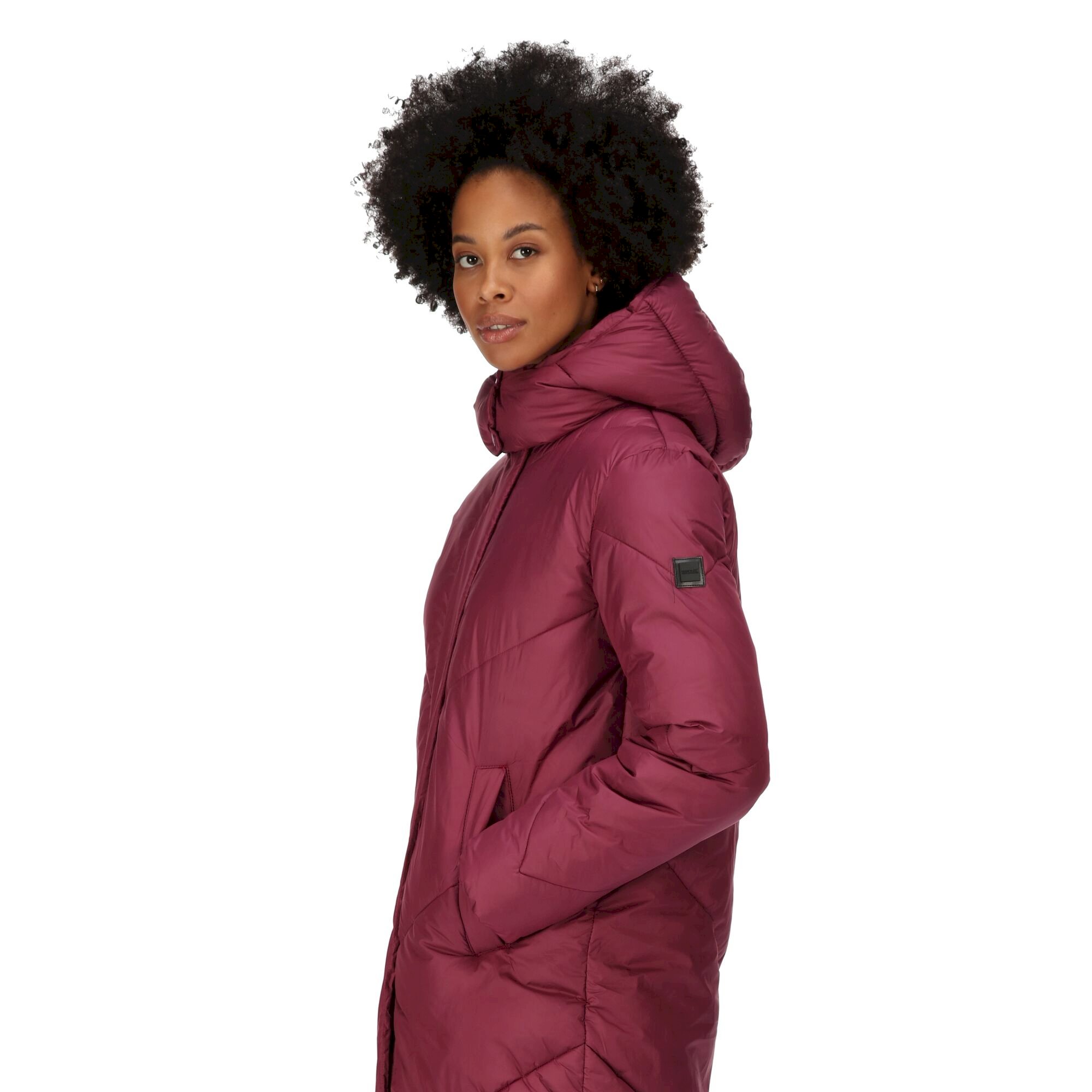 Women's Longley Longline Quilted Jacket | Amaranth Haze