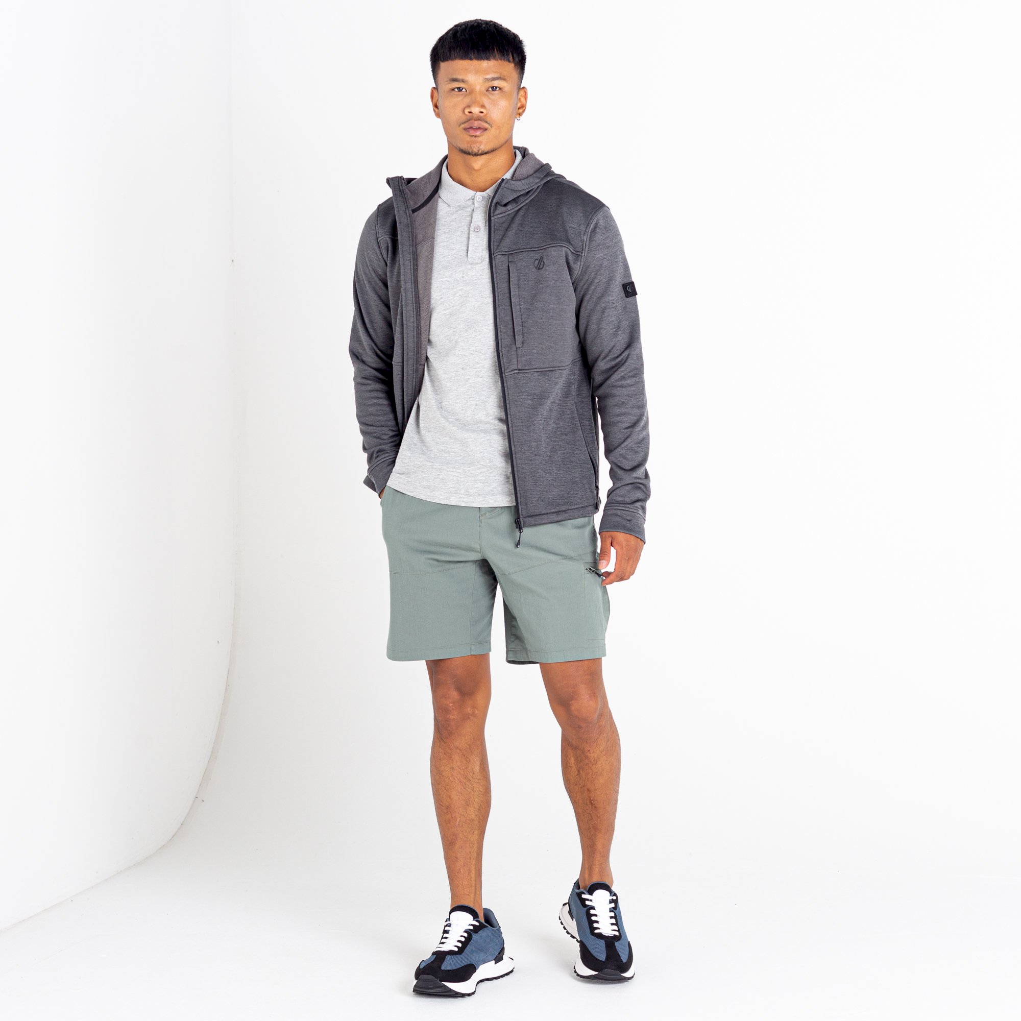 Dare 2b - Men's Out Calling Full Zip Fleece | Charcoal Grey Marl