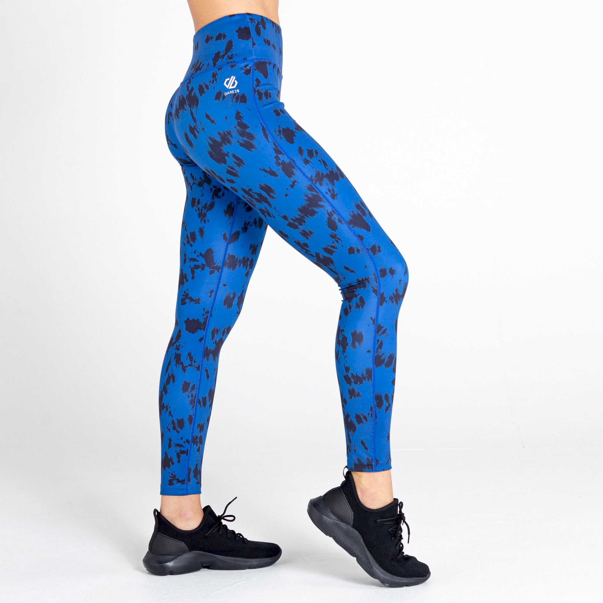 Dare 2b - Women's Influential Recycled Leggings | Space Blue Tie Dye