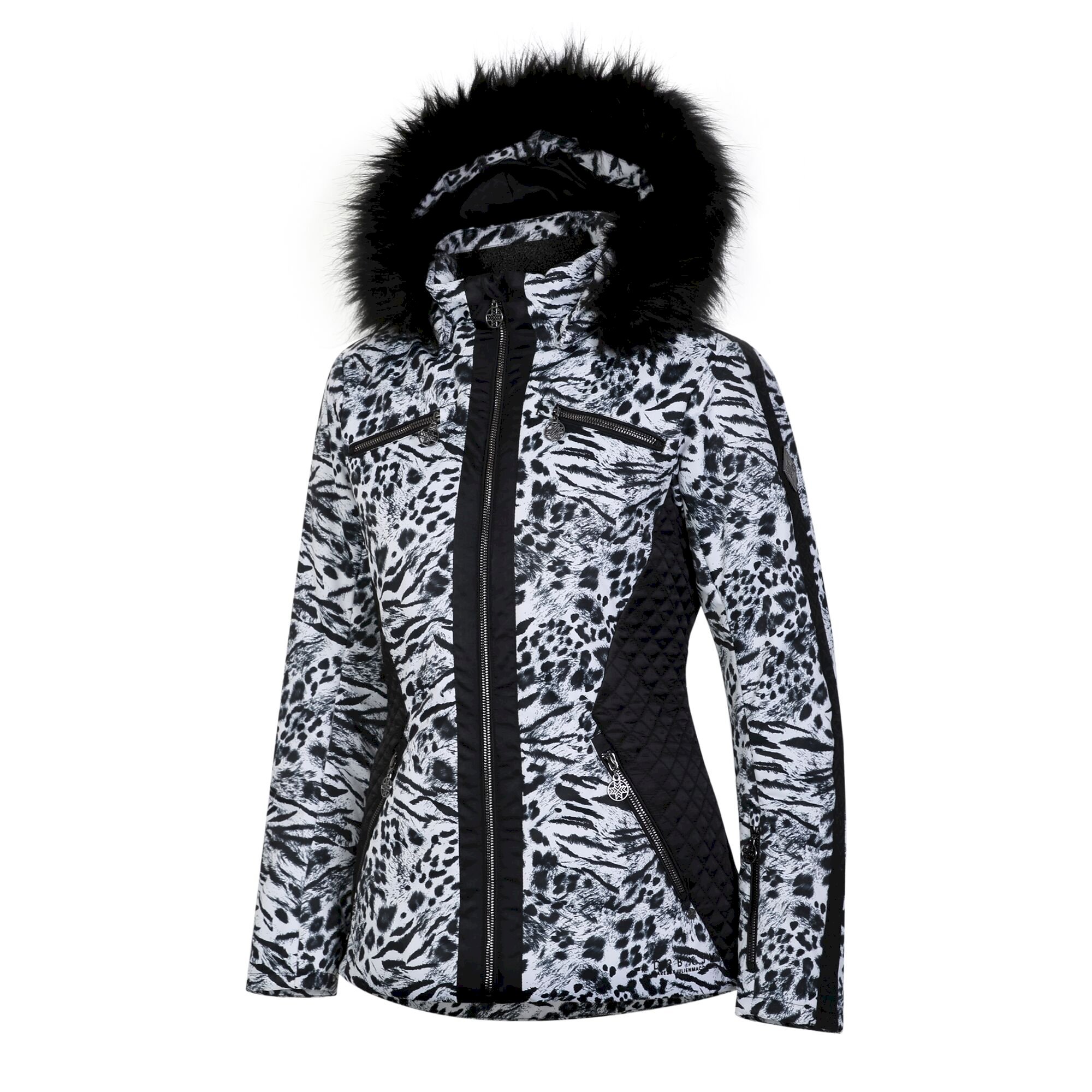 Dare 2b - Women's Mastery Ski Jacket | White Animal Print