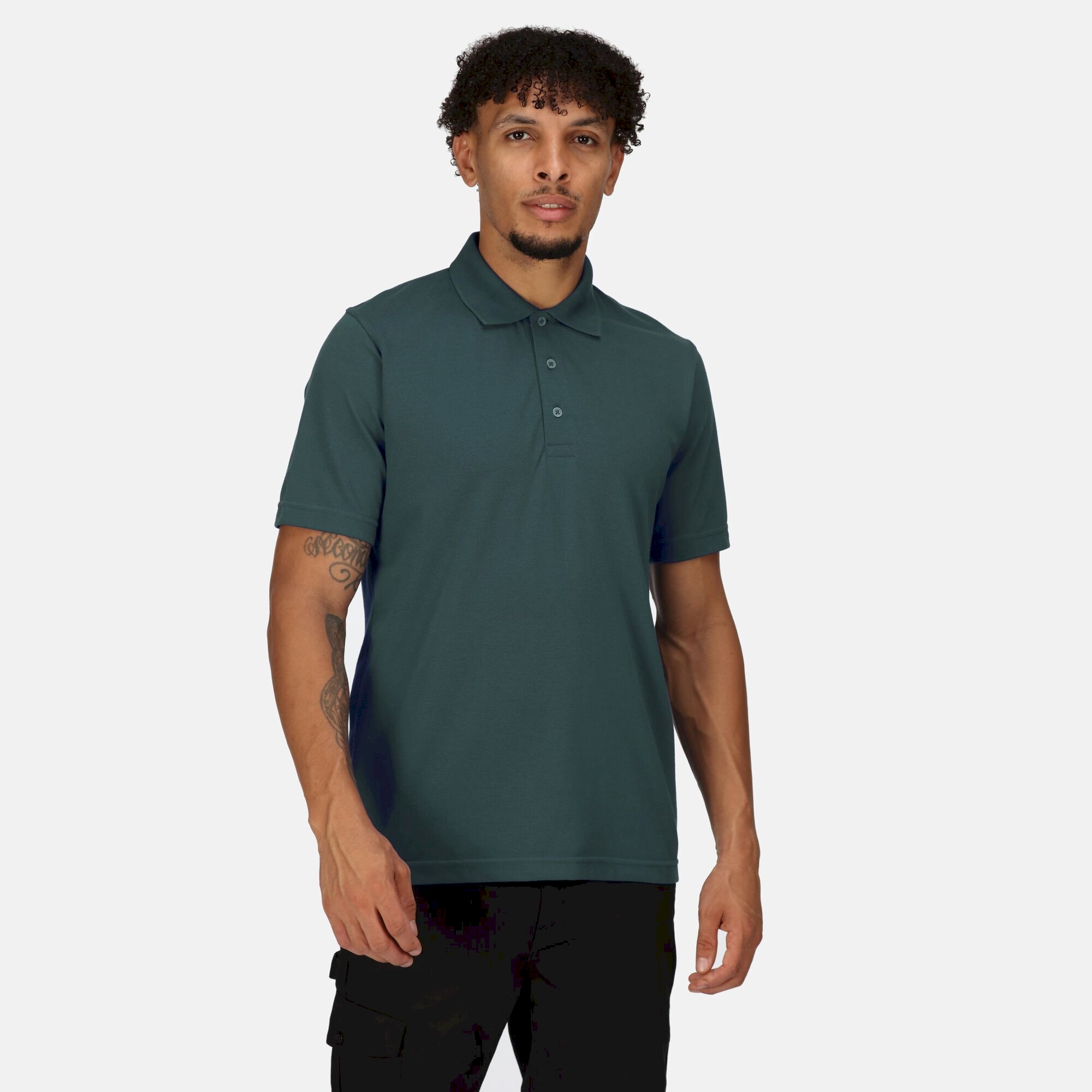 Men's 65/35 SS Polo Top | Dark Green