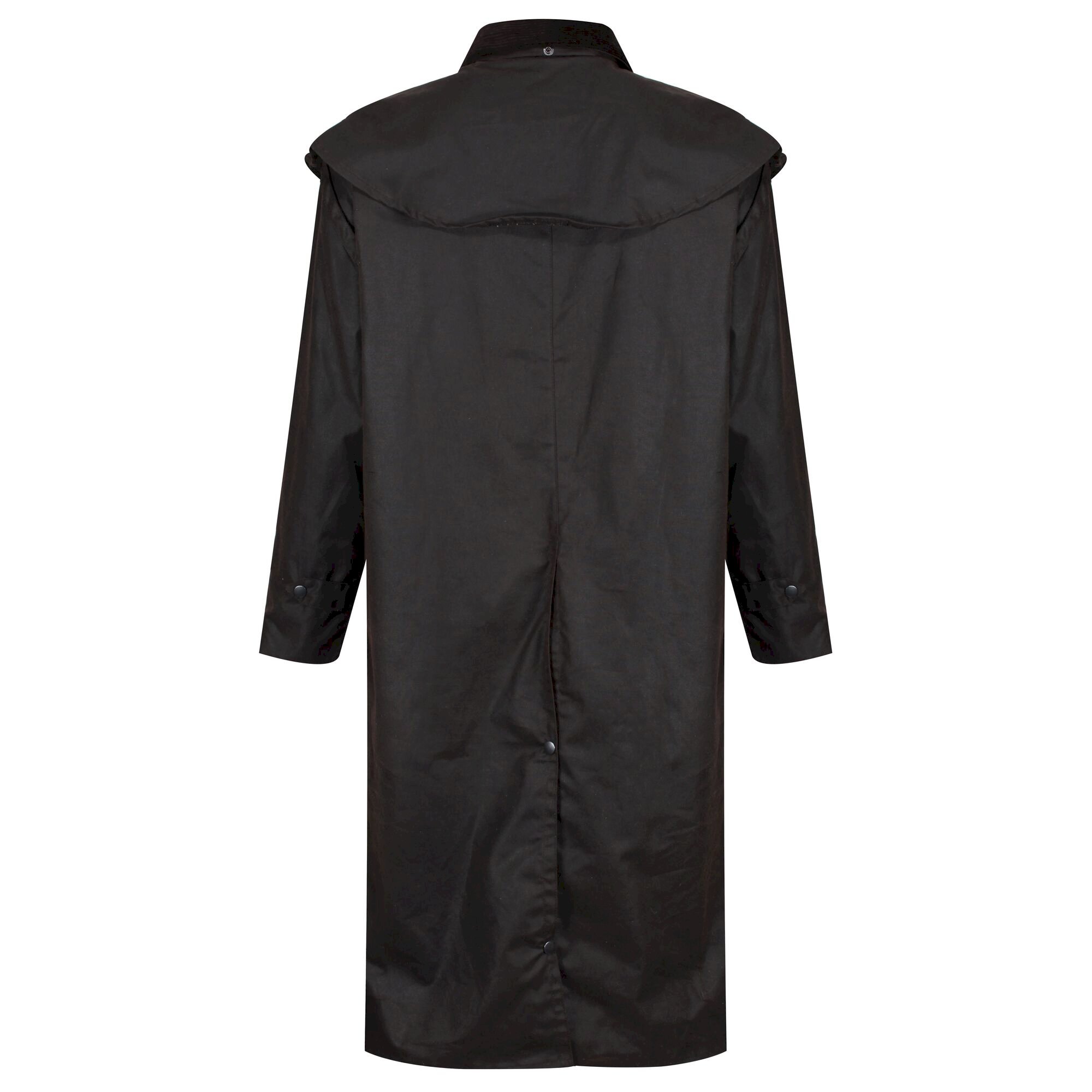 Men's Cranbrook Longline Wax Jacket | Brown