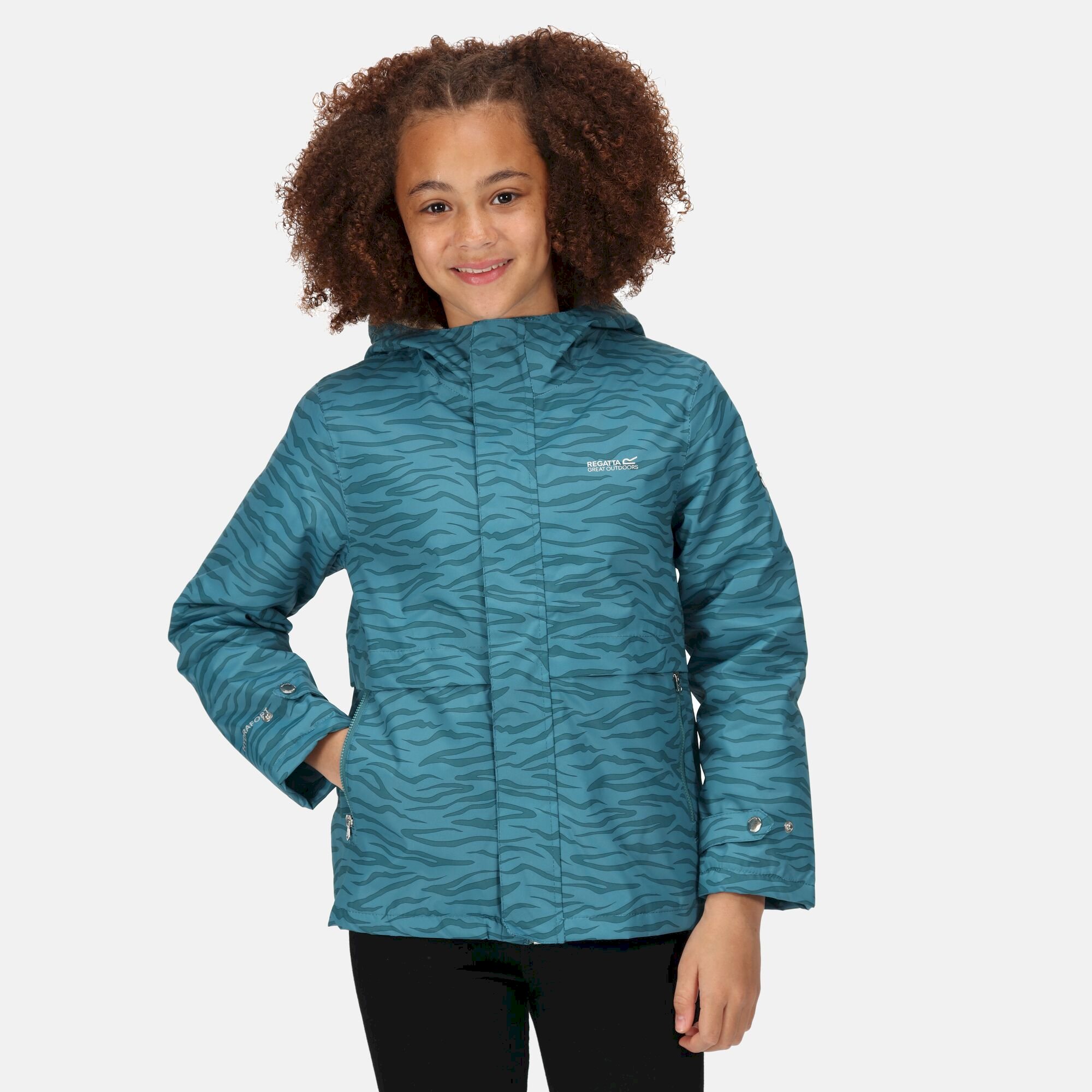 Kids' Bambee Waterproof Jacket | Dragonfly Zebra