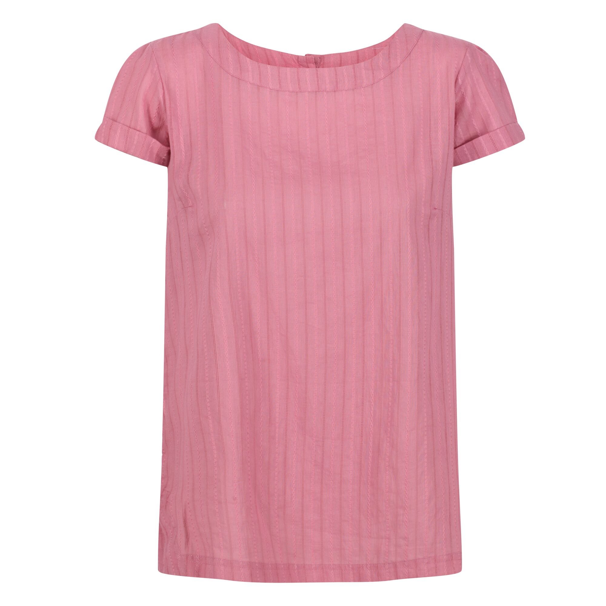 Women's Jaelynn Cotton T-Shirt | Heather Rose Dobby