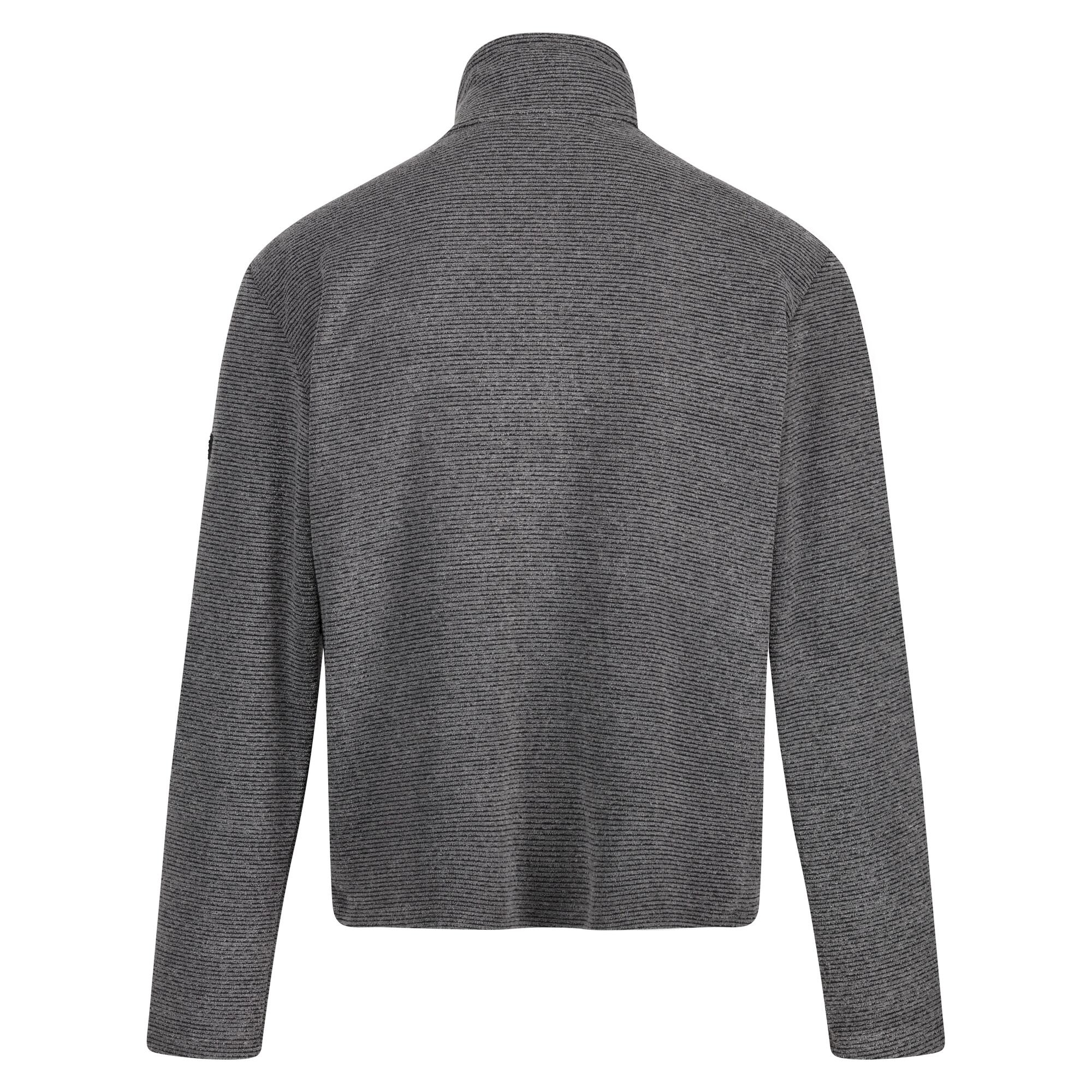 Men's Edley Half Zip Fleece | Dark Grey Linear