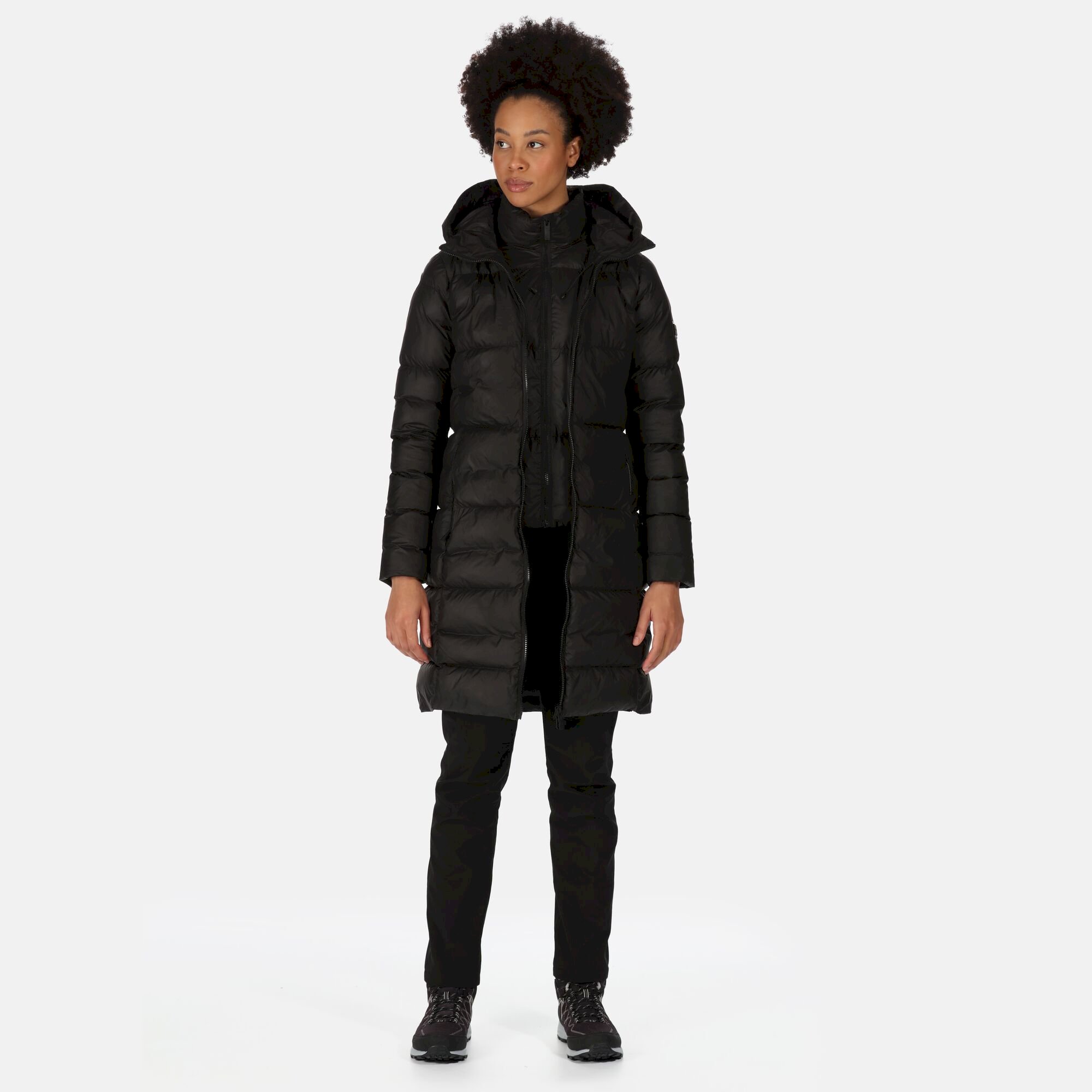 Women's Pandia II Hooded Parka Jacket | Black