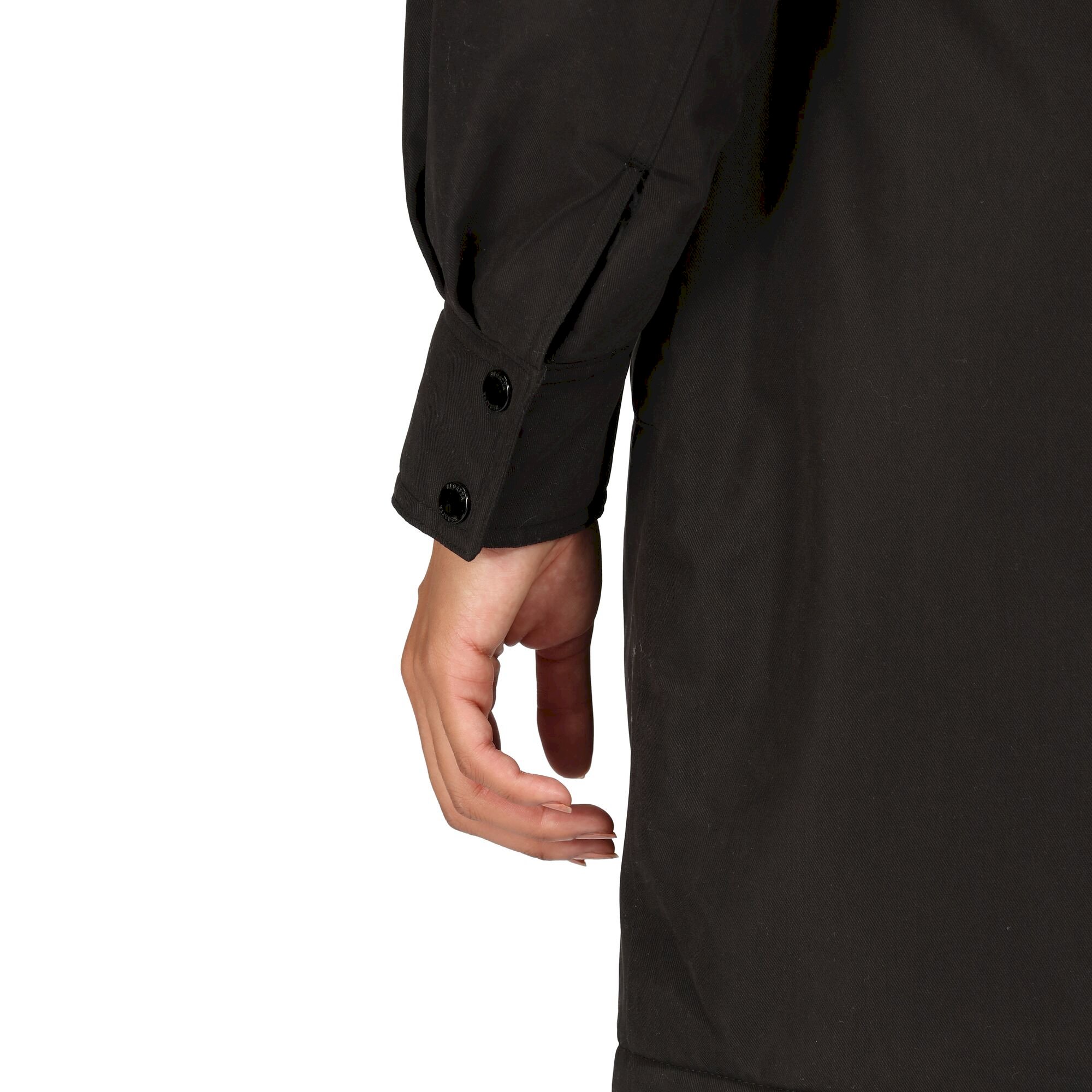 Women's Shiloh Fur Trim Parka Jacket | Black