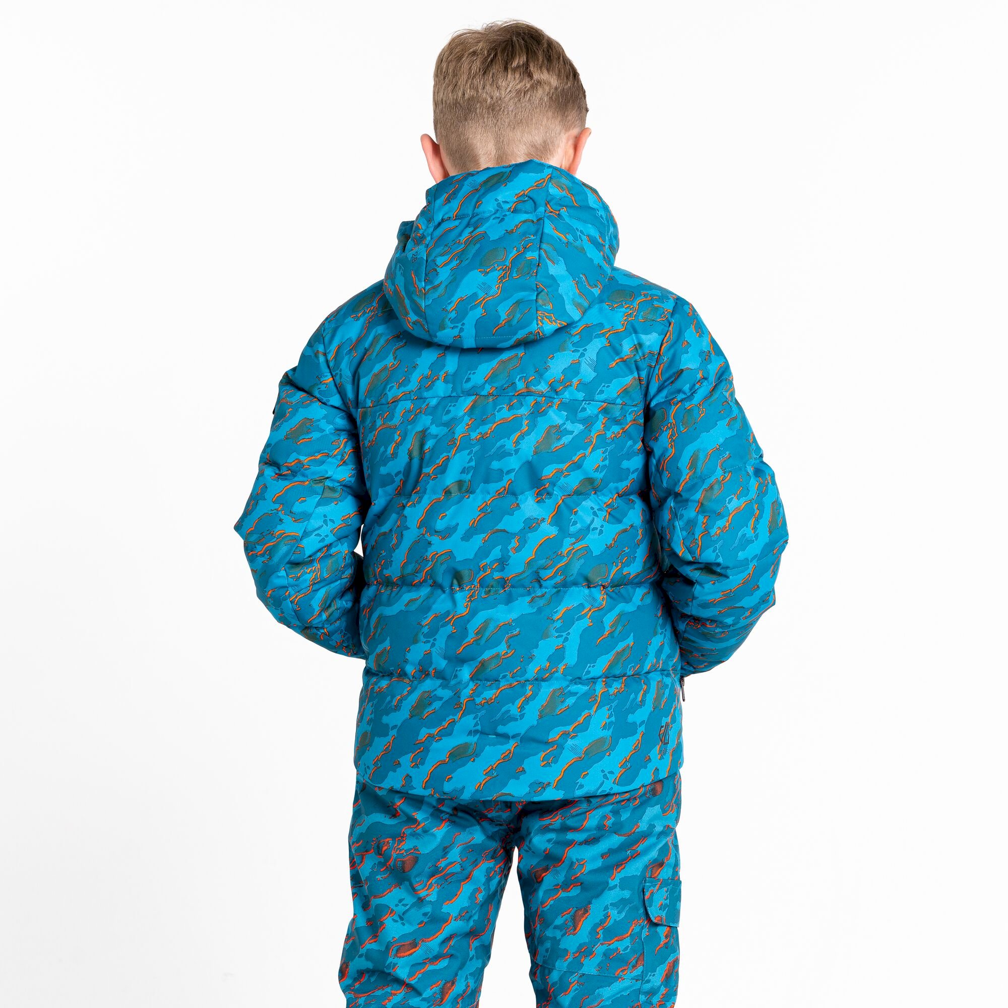 Dare 2b - Boys' About Ski Jacket | Blue Camo Print