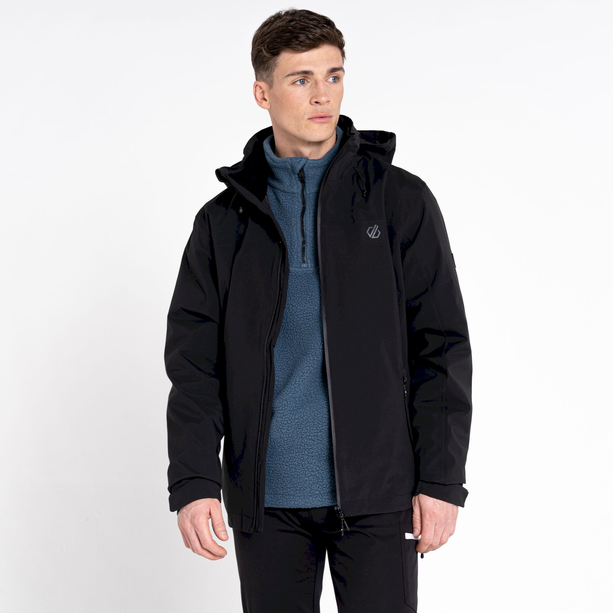 Dare 2b - Men's Switch Out Recycled Waterproof Jacket | Black