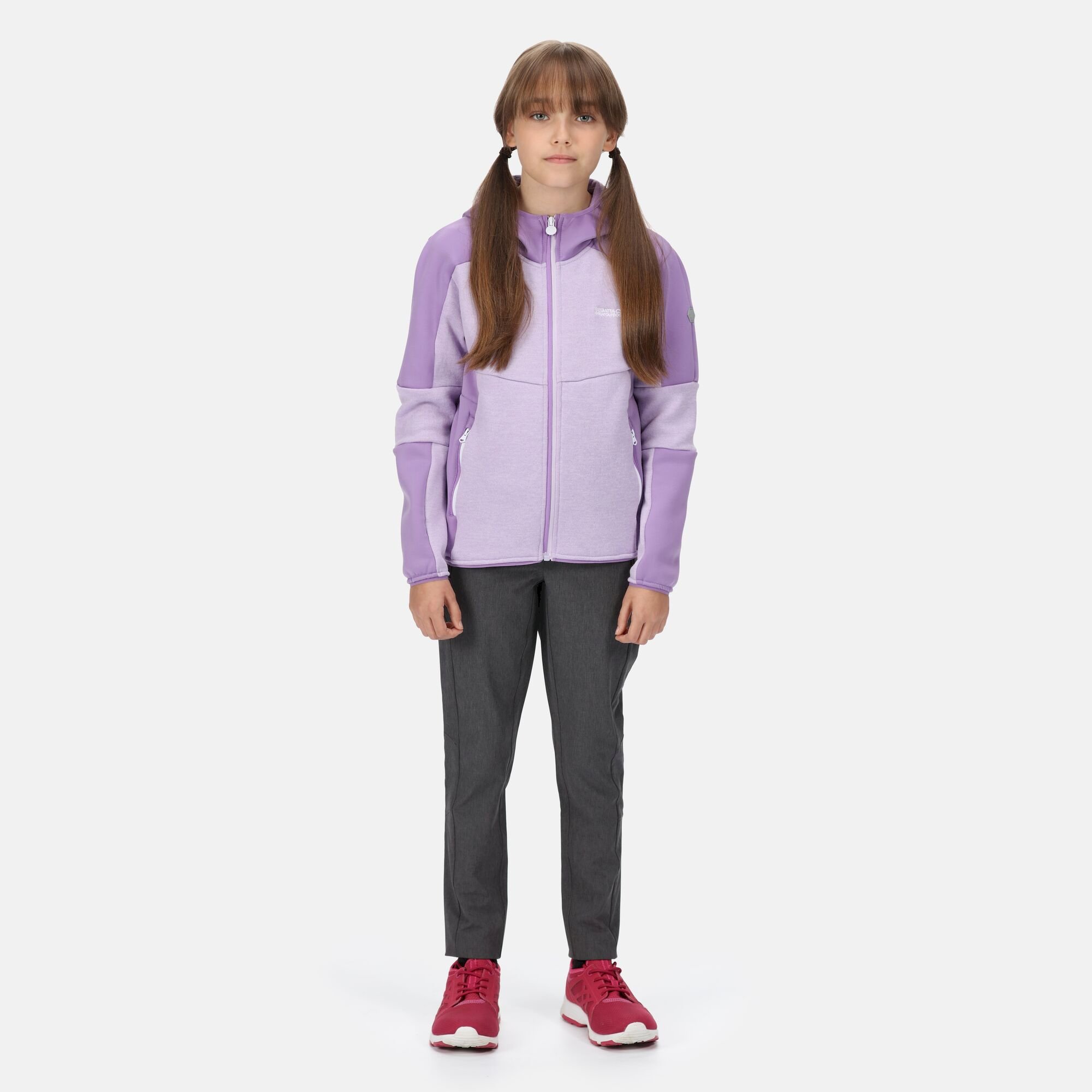 Kids' Dissolver V Full Zip Fleece | Pastel Lilac Light Amethyst