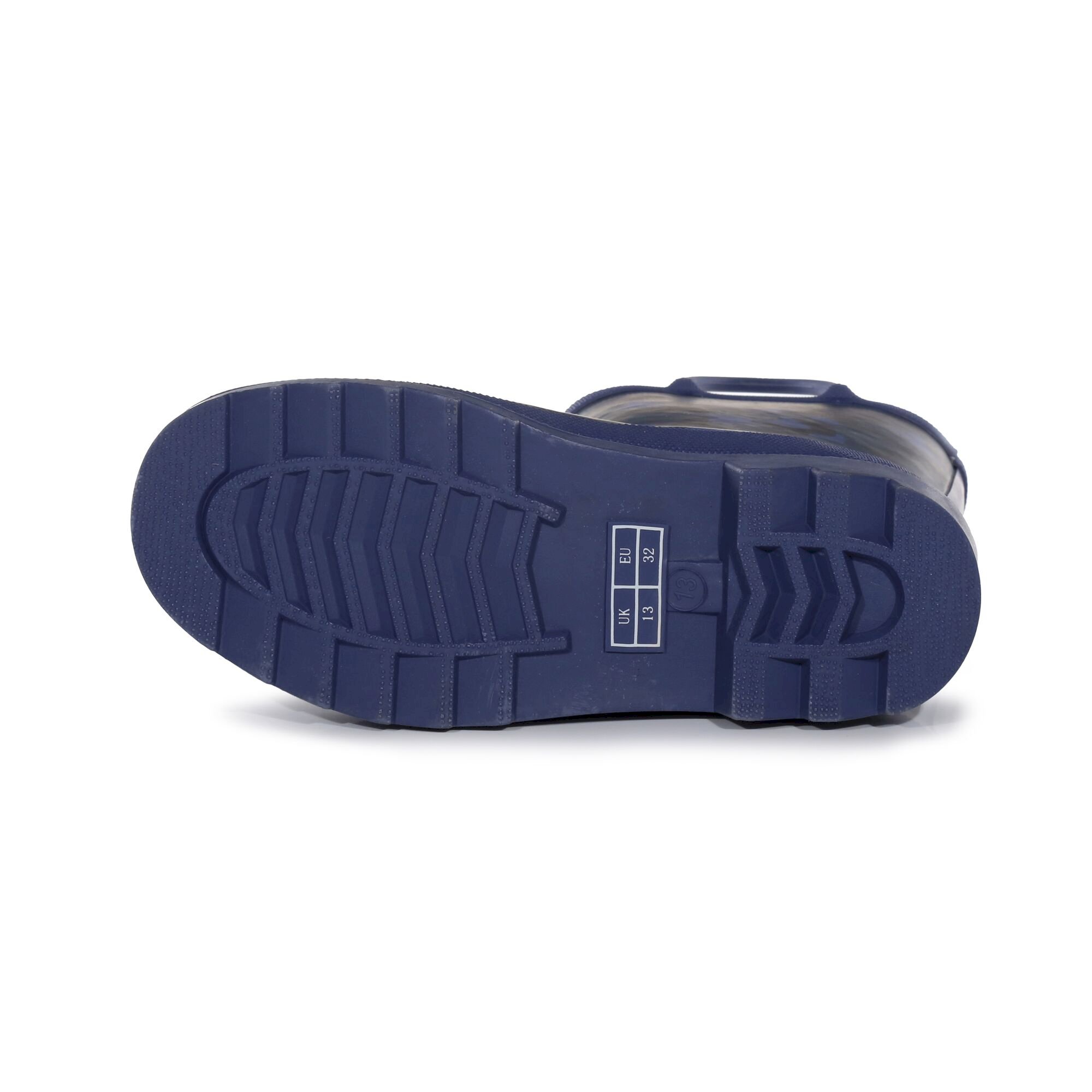 Kids Minnow Printed Wellies | Dark Denim Camoflauge