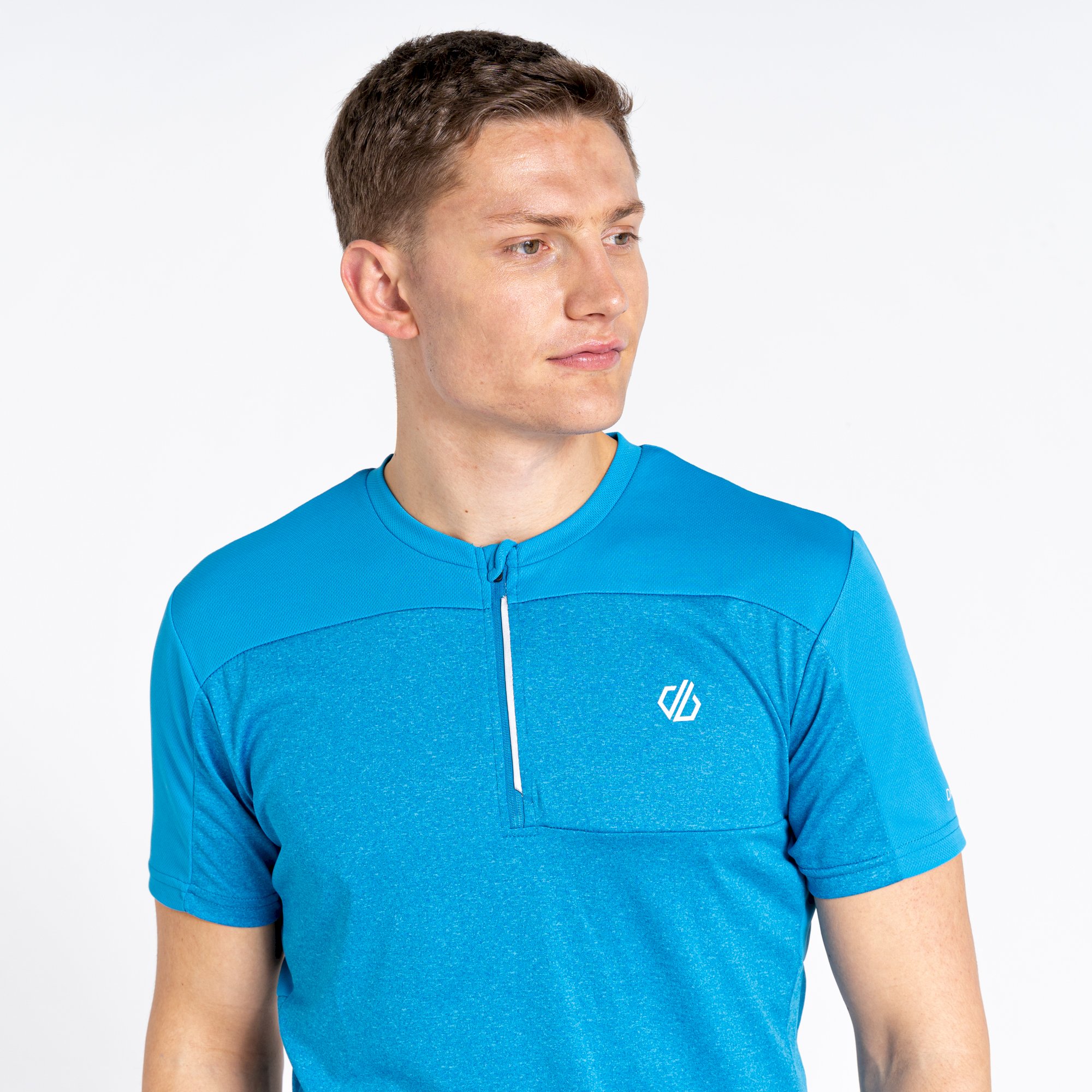 Dare 2b - Men's Aces III Recycled Zip Up Jersey | Teton Blue