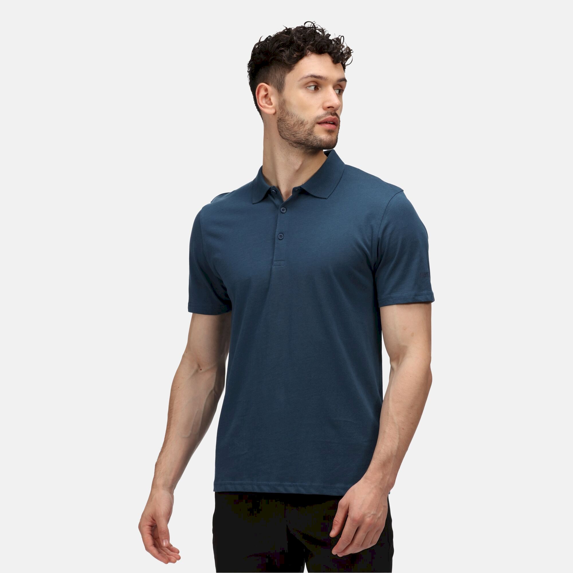 Men's Sinton Lightweight Polo Shirt | Moonlight Denim