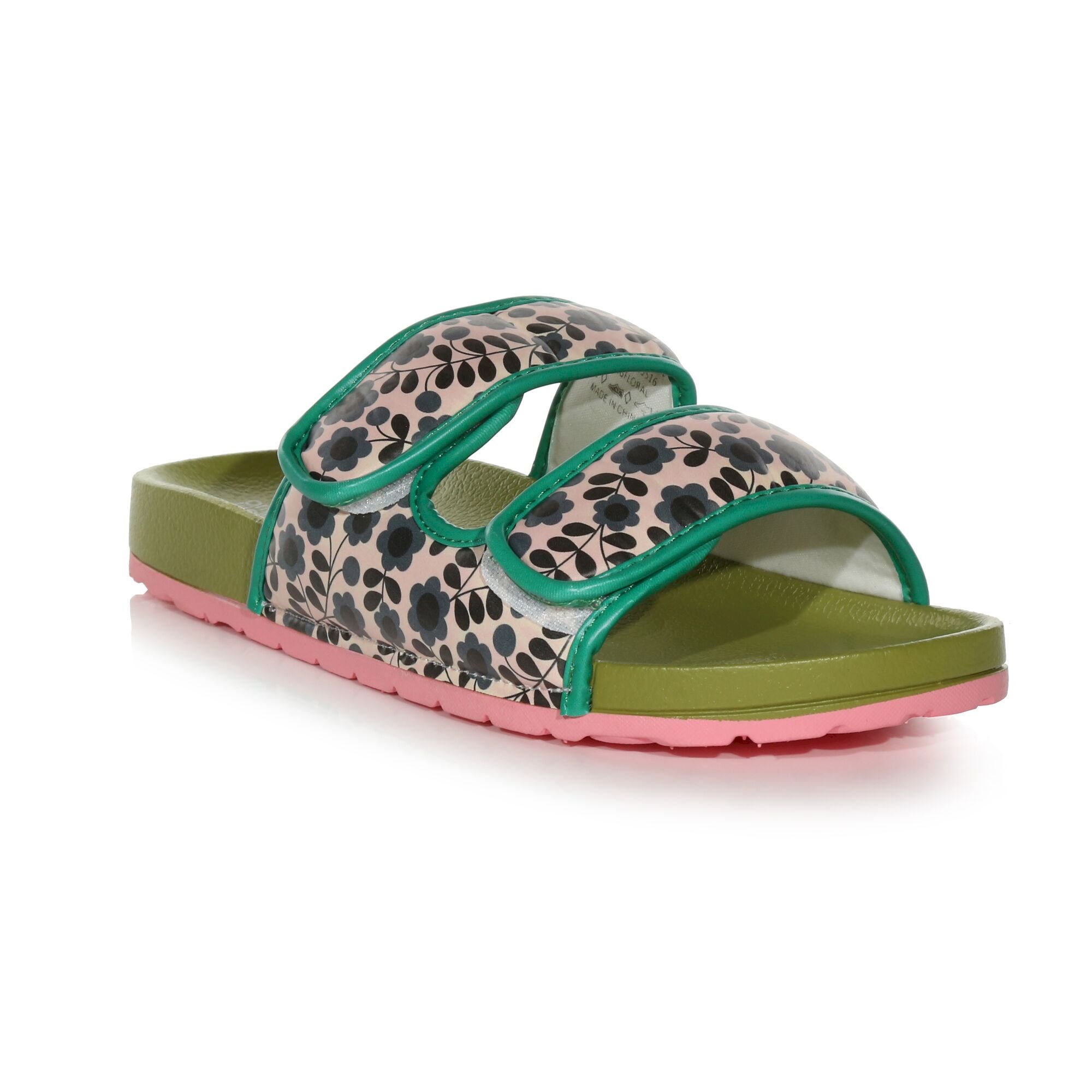 Orla Kiely Twin Sandal With Moulded Footbed | Midnight Floral