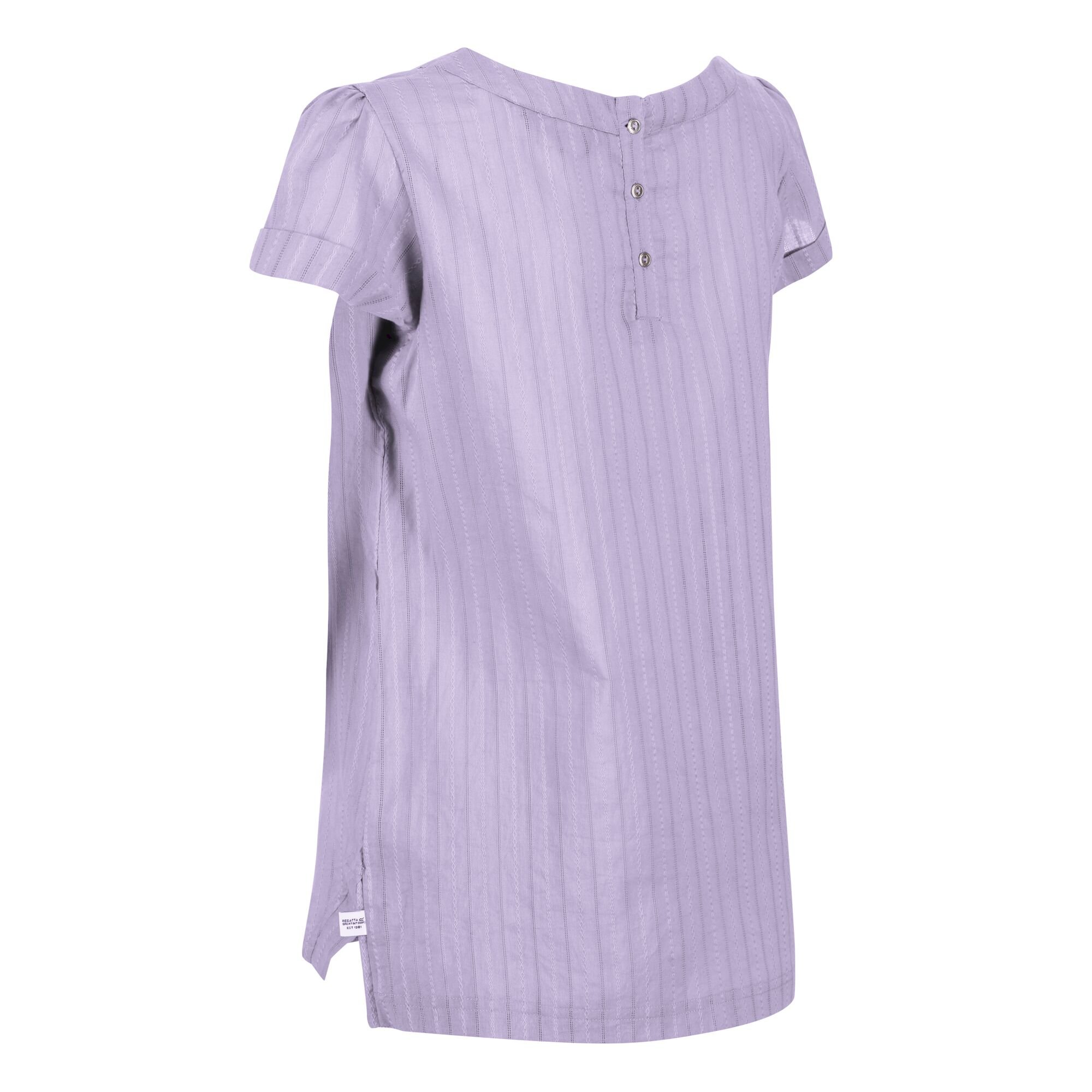 Women's Jaelynn Cotton T-Shirt | Pastel Lilac Dobby