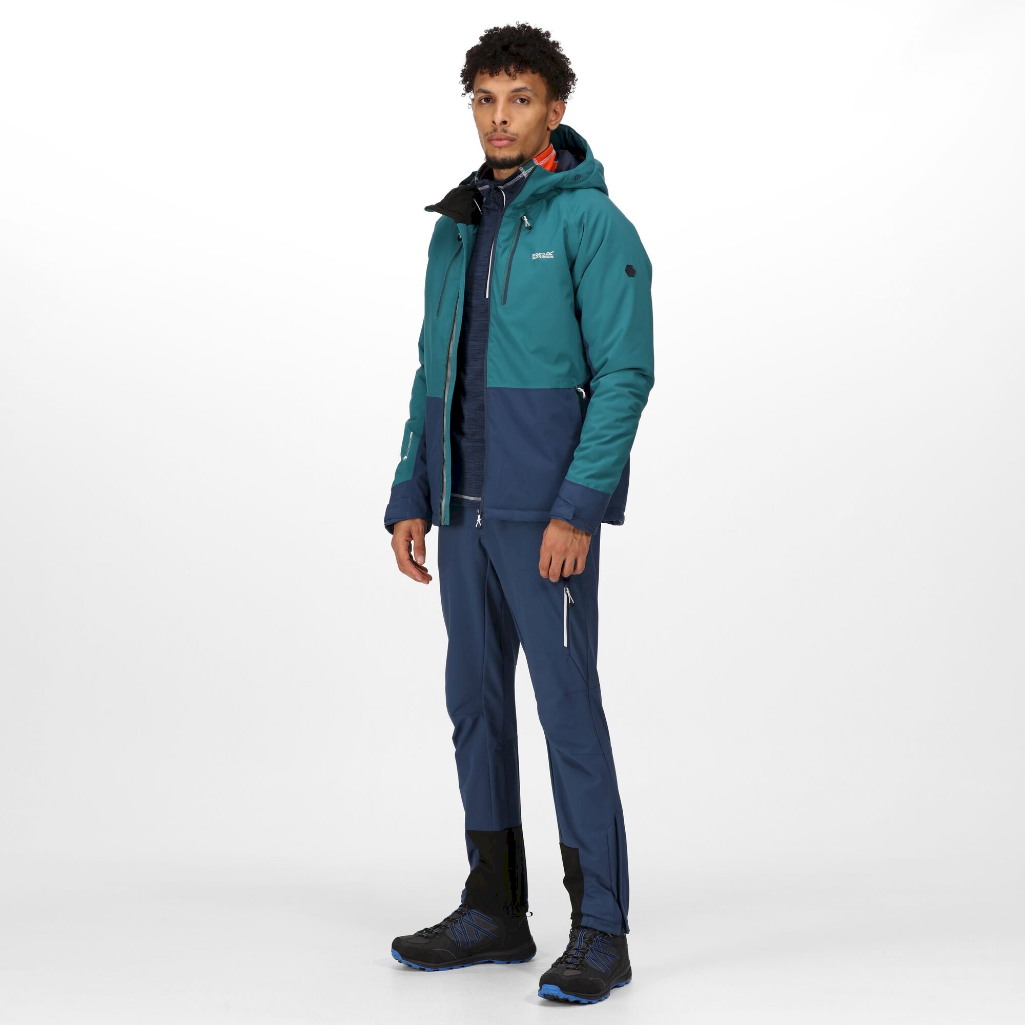 Men's Highton Stretch Padded Jacket III | Pacific Green Admiral Blue