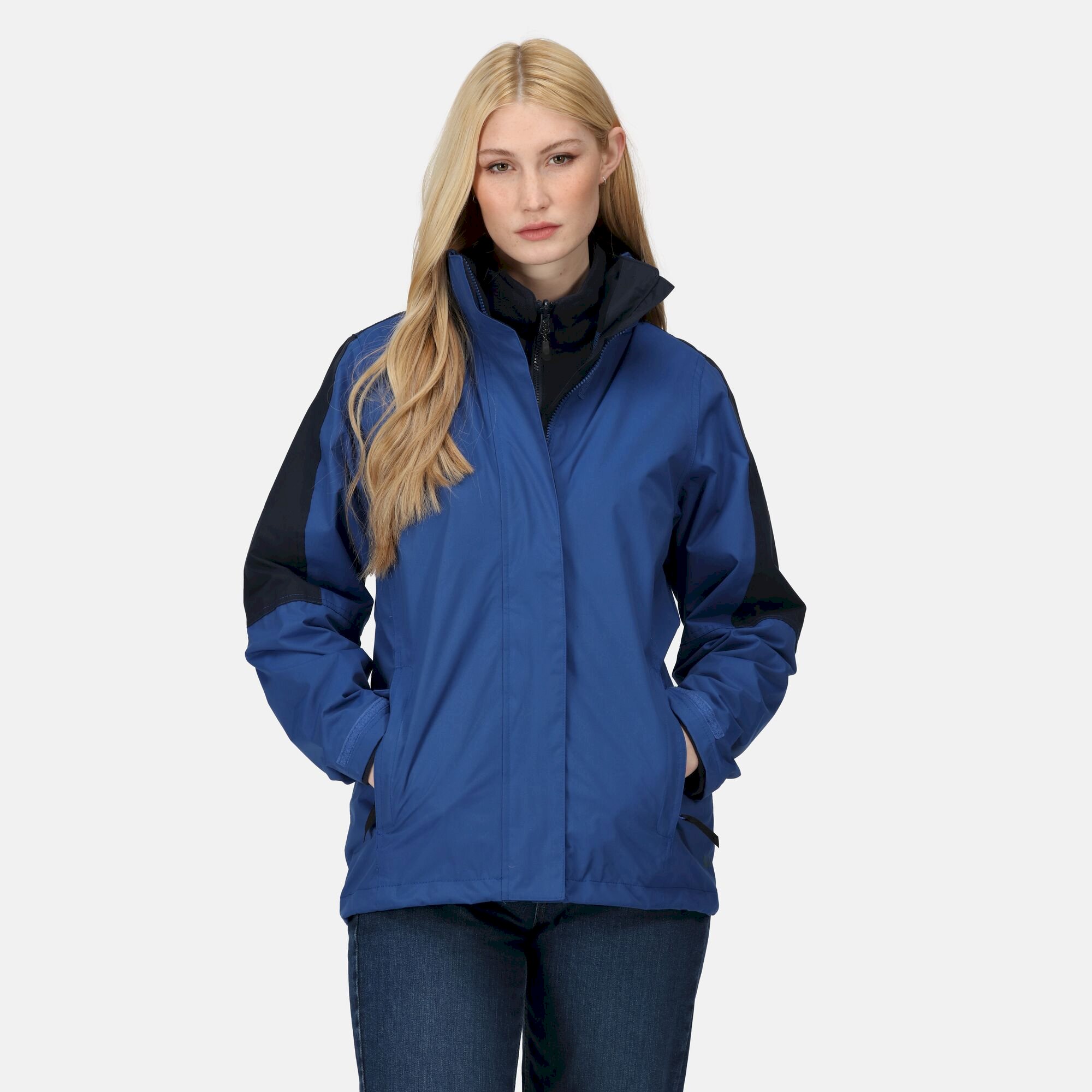 Women's Defender III Waterproof 3 In 1 Jacket | Royal Blue Navy