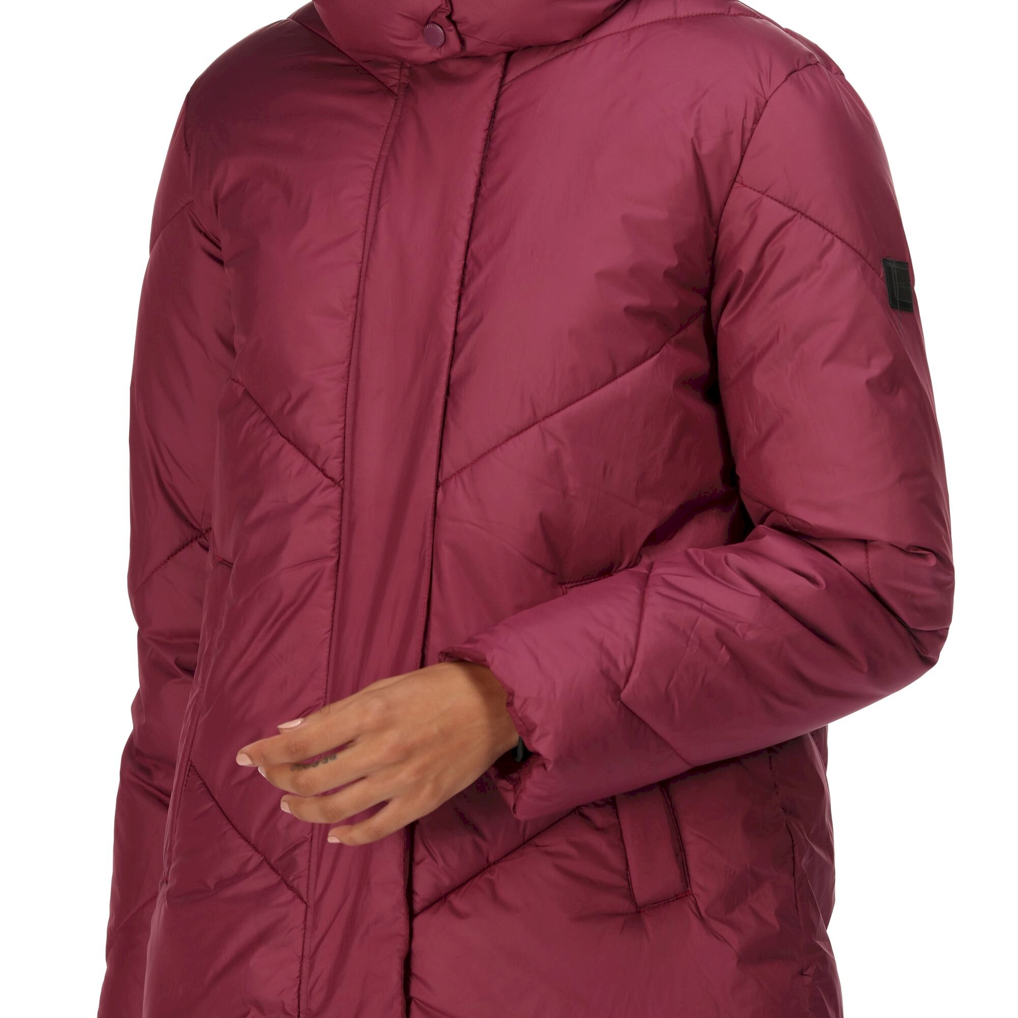 Women's Longley Longline Quilted Jacket | Amaranth Haze