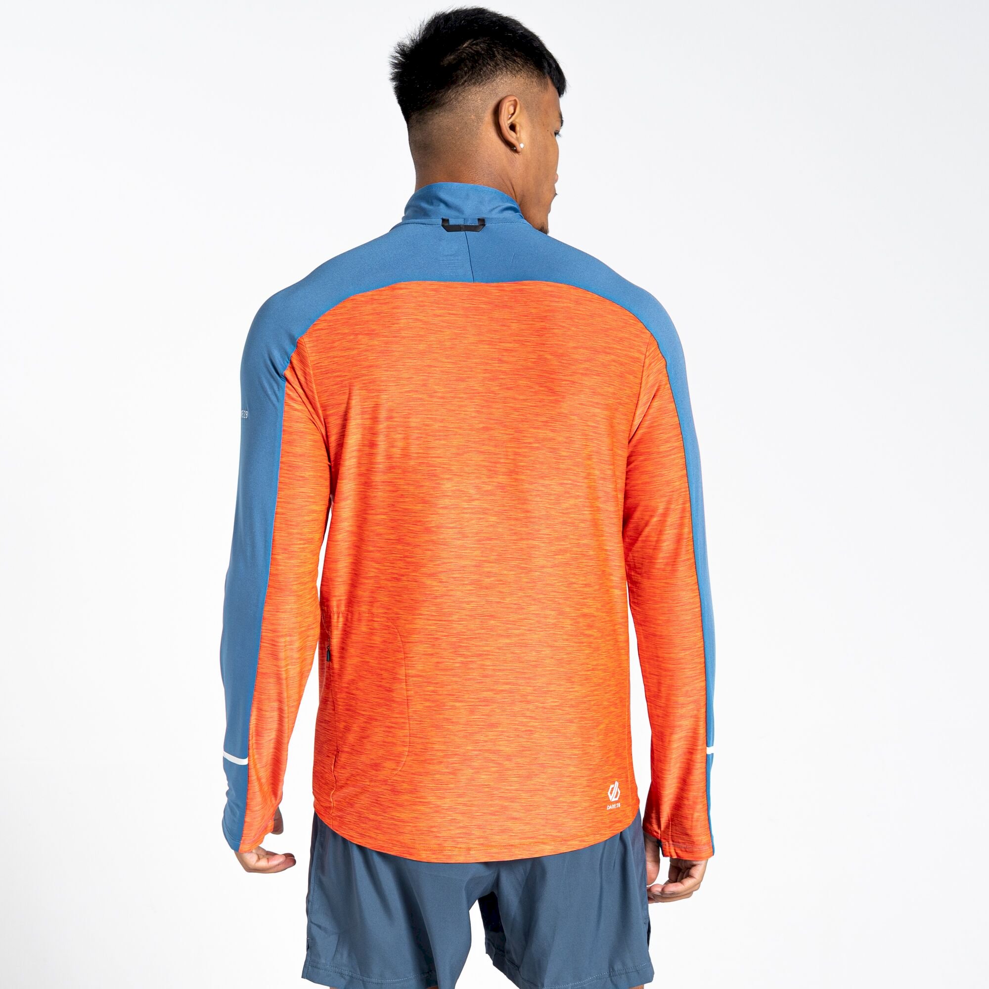 Dare 2b - Men's Power Up II Lightweight Jersey | Burnt Salmon Marl