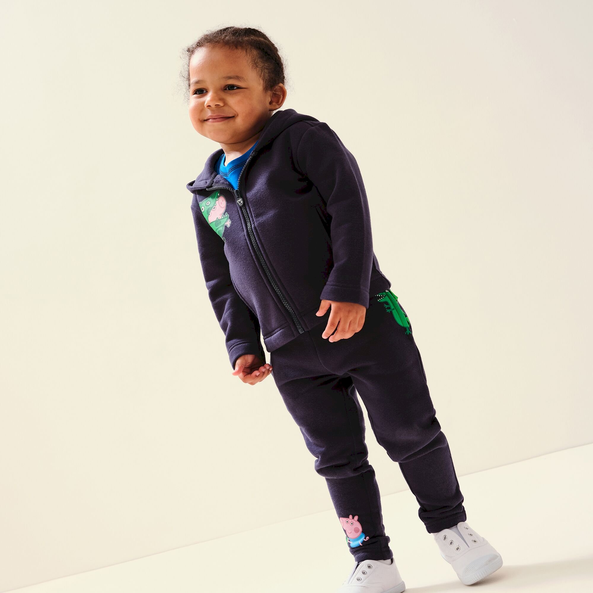 Peppa Pig Full Zip Fleece | Navy