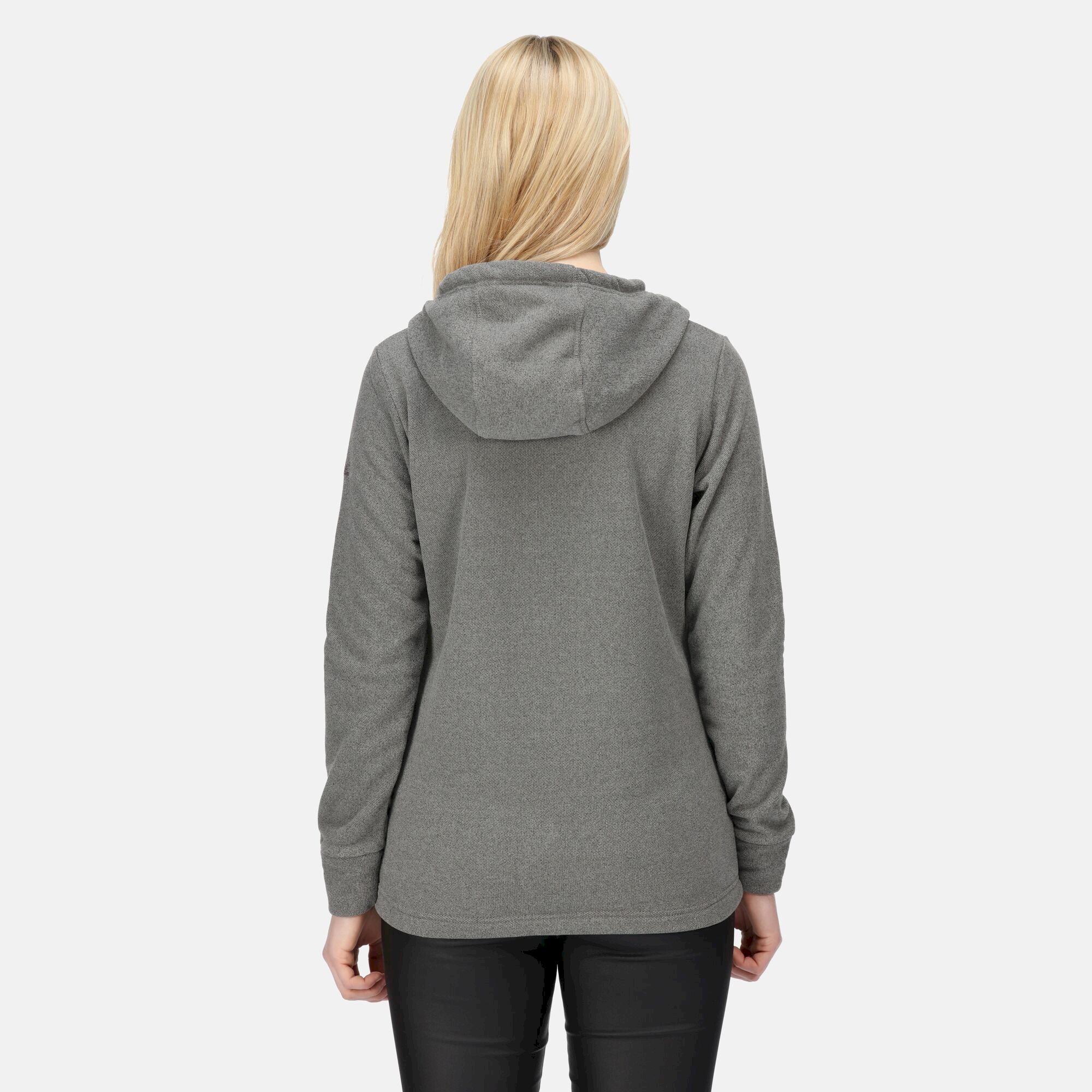 Women's Kizmit II Hooded Marl Fleece | Storm Grey Two Tone