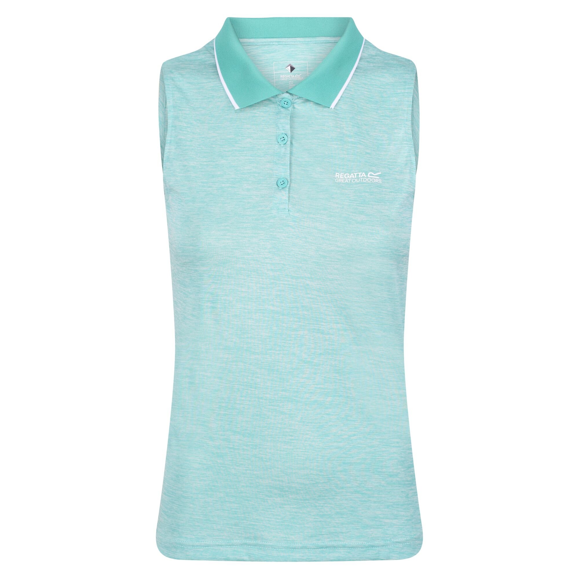 Women's Tima II Polo Vest Top | Turquoise
